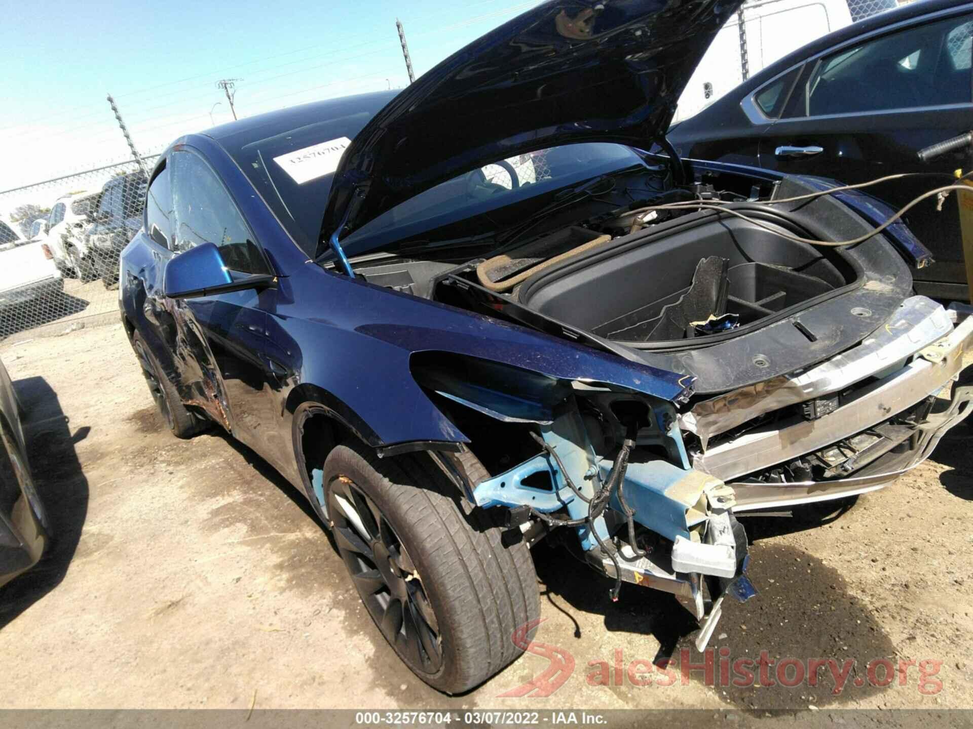 5YJYGAEE2MF129616 2021 TESLA MODEL Y