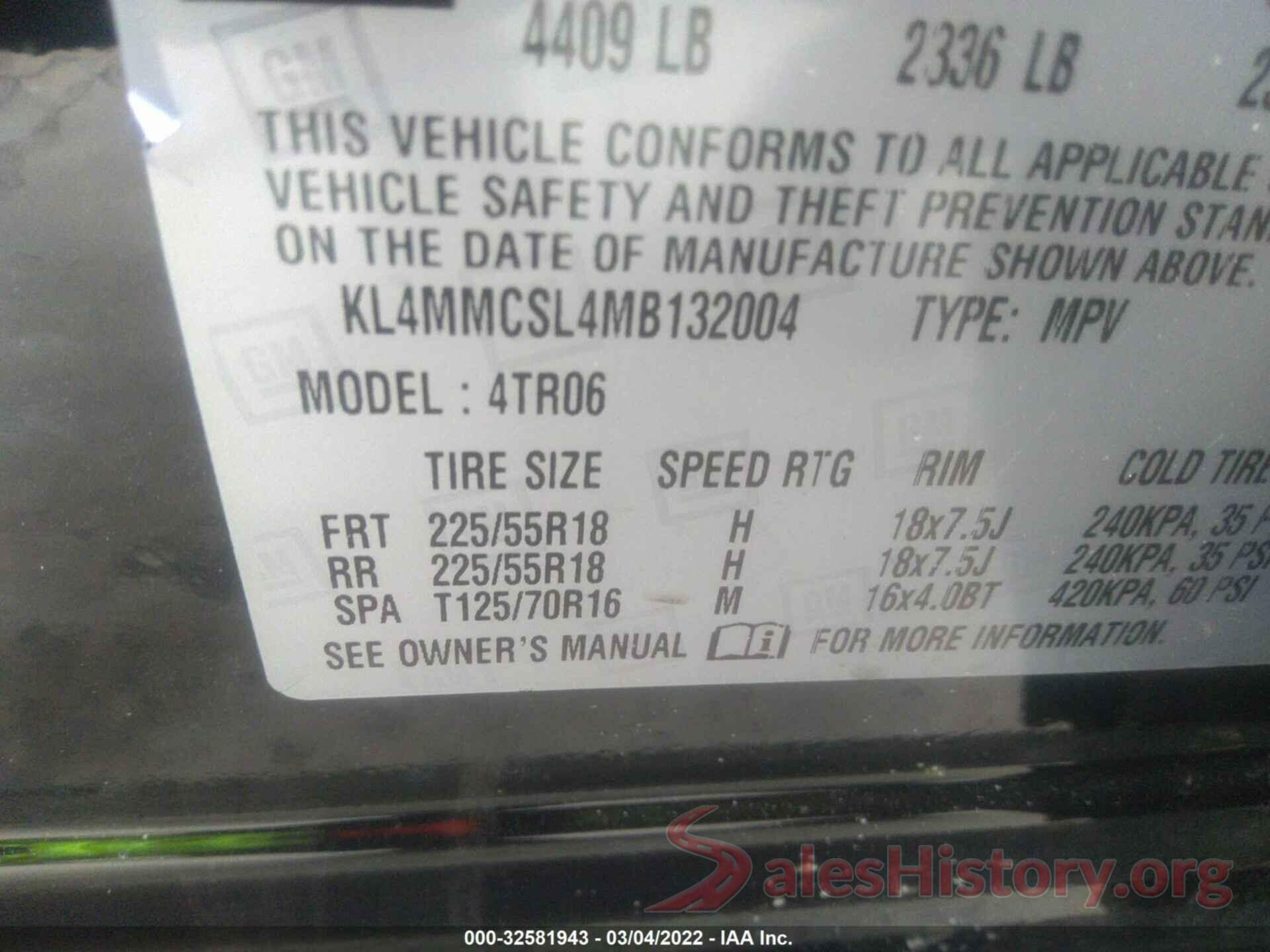 KL4MMCSL4MB132004 2021 BUICK ENCORE GX