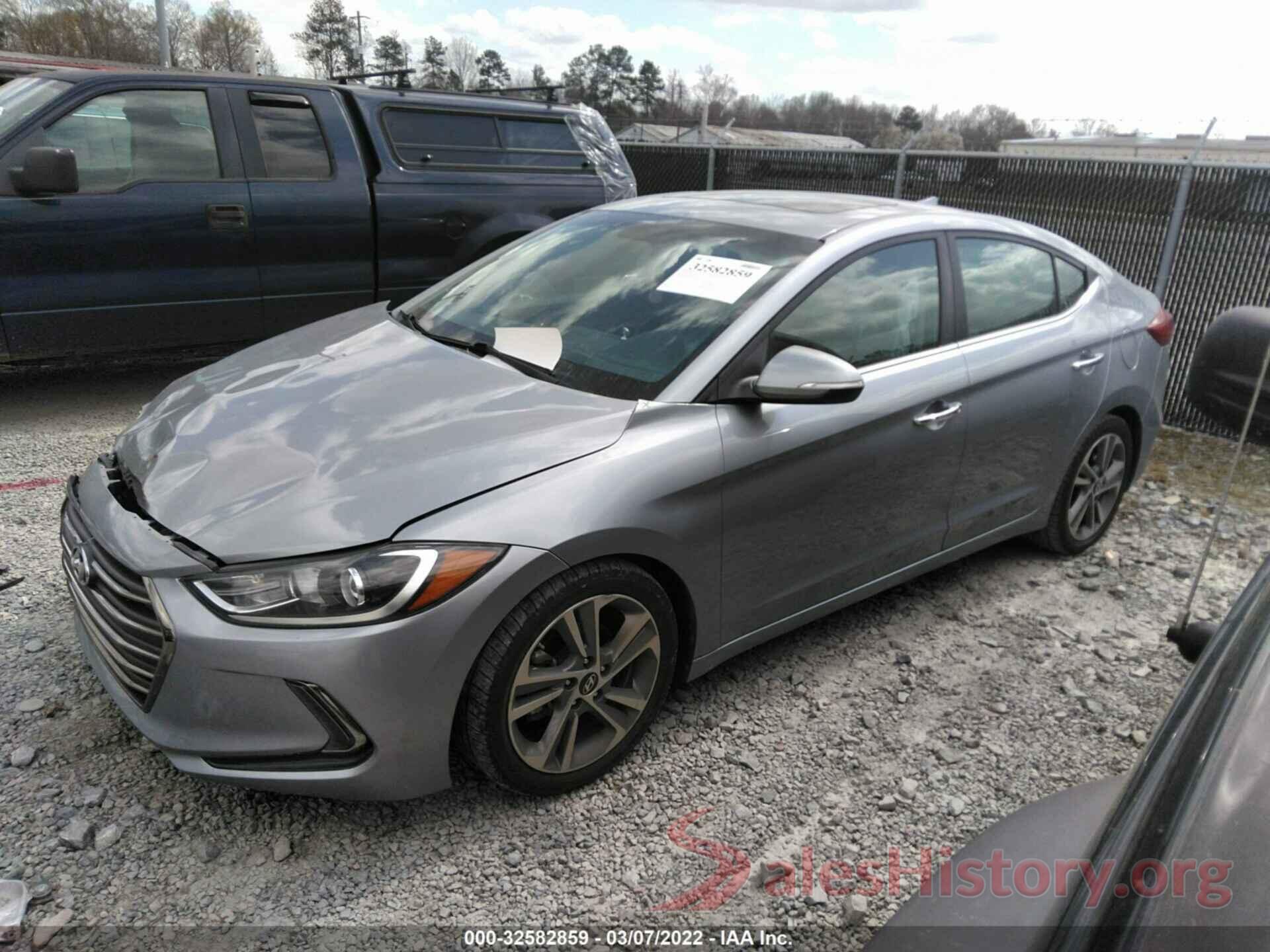 5NPD84LF6HH058999 2017 HYUNDAI ELANTRA