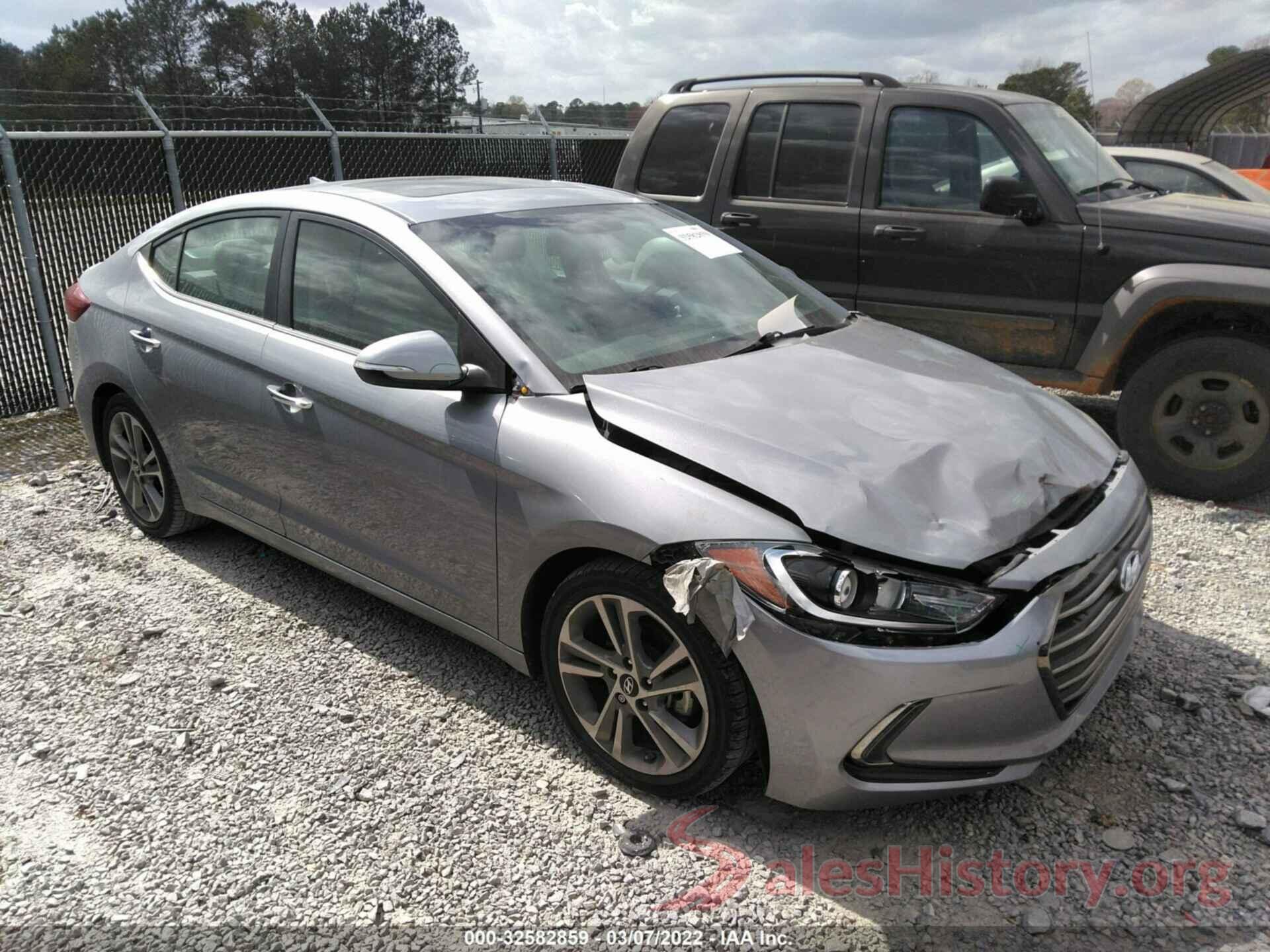 5NPD84LF6HH058999 2017 HYUNDAI ELANTRA