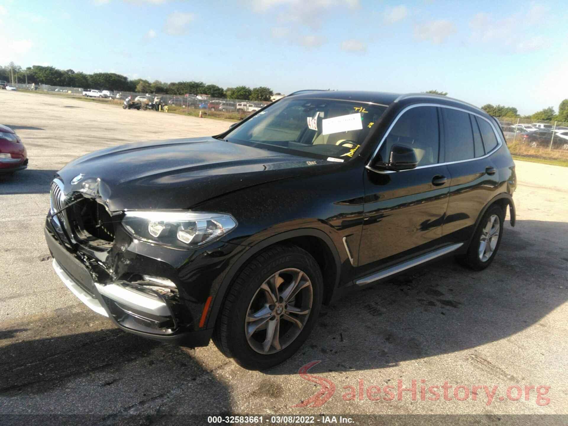 5UXTR7C55KLF27022 2019 BMW X3