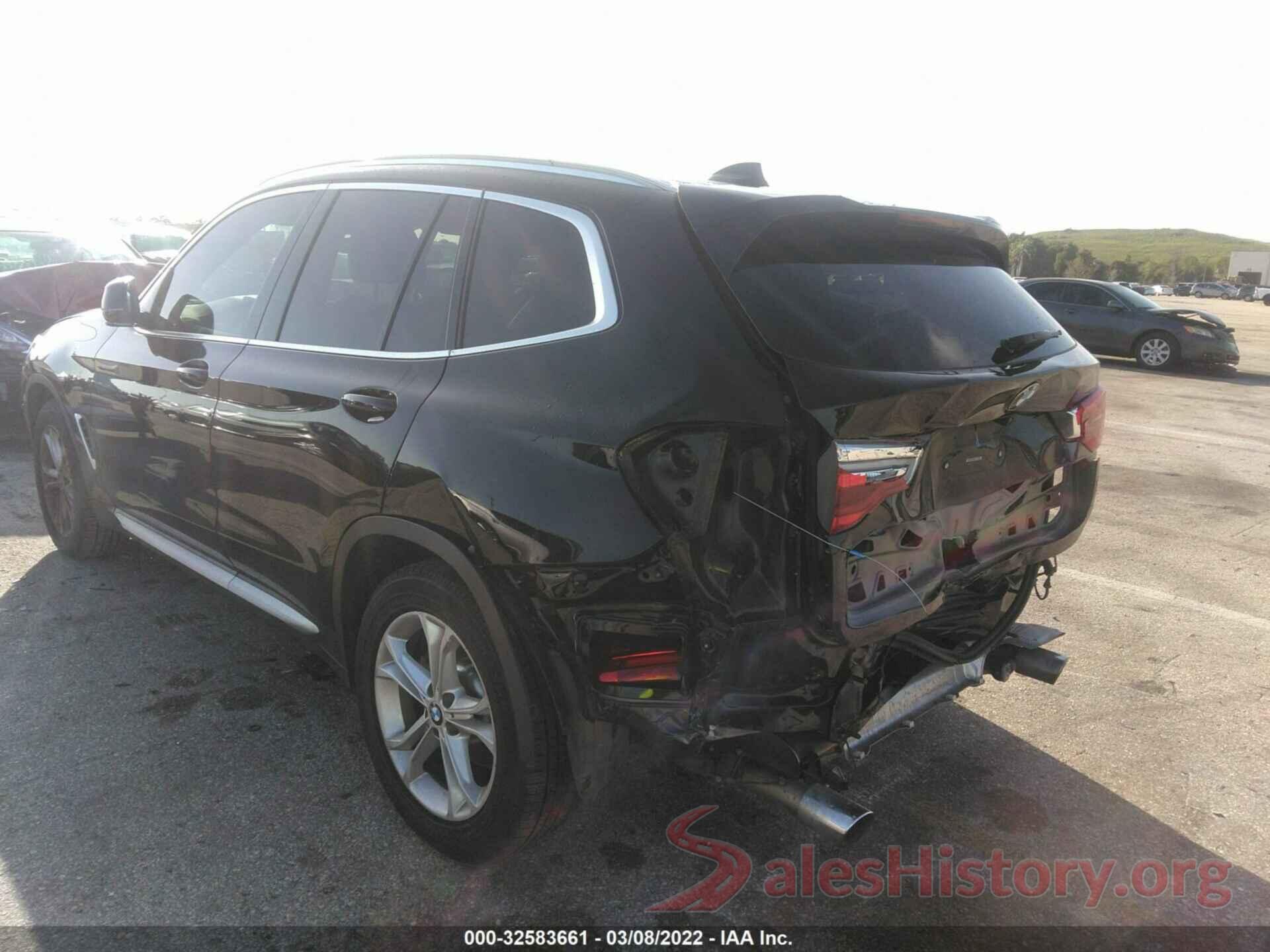 5UXTR7C55KLF27022 2019 BMW X3