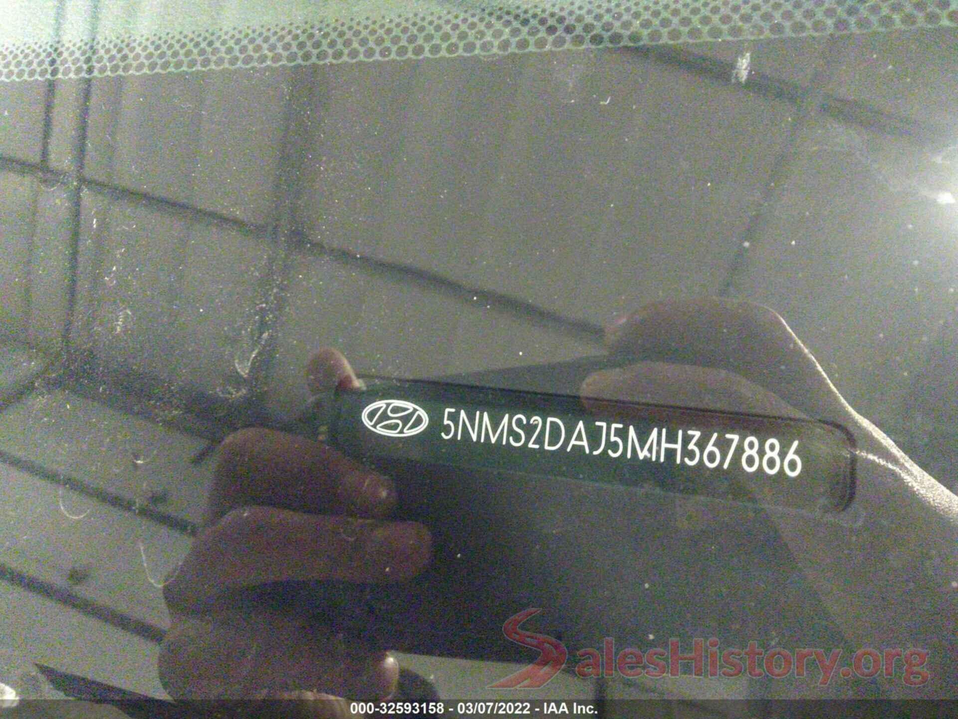 5NMS2DAJ5MH367886 2021 HYUNDAI SANTA FE