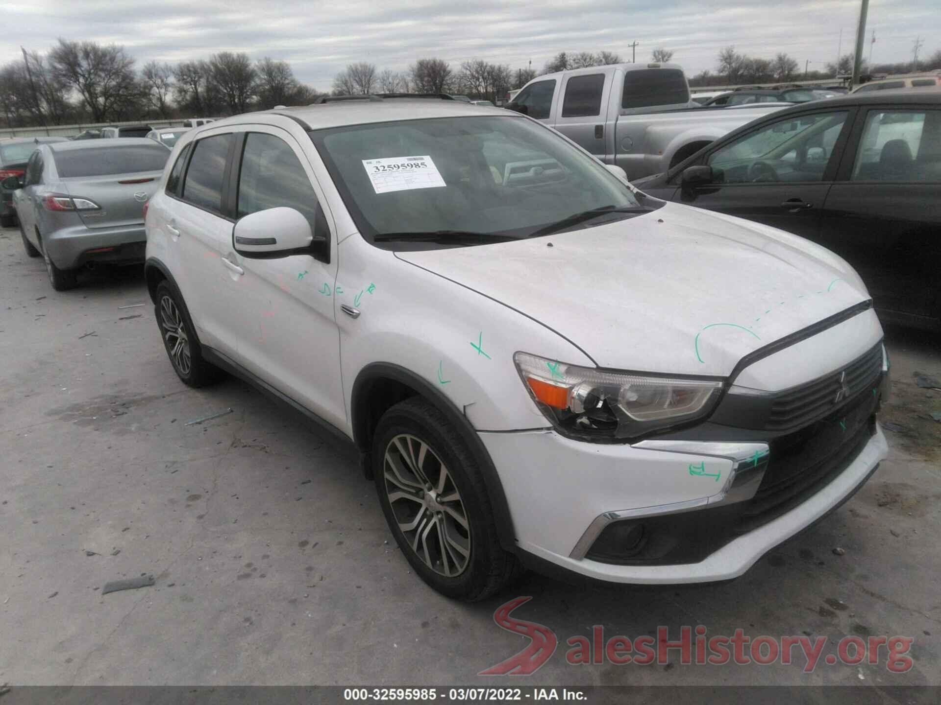 JA4AP3AU3HZ010316 2017 MITSUBISHI OUTLANDER SPORT