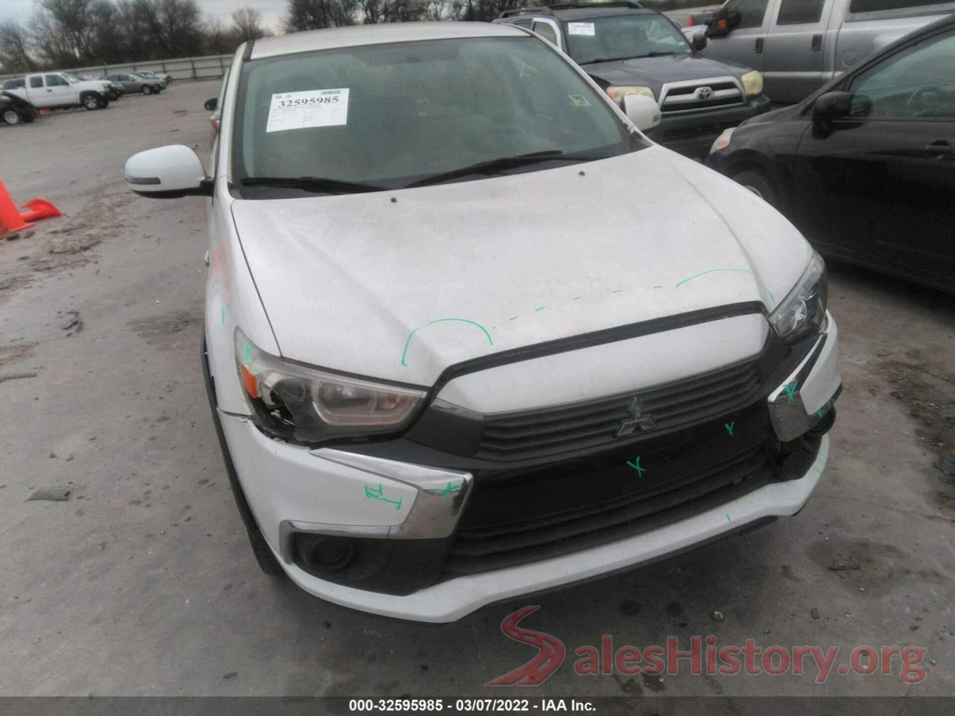 JA4AP3AU3HZ010316 2017 MITSUBISHI OUTLANDER SPORT