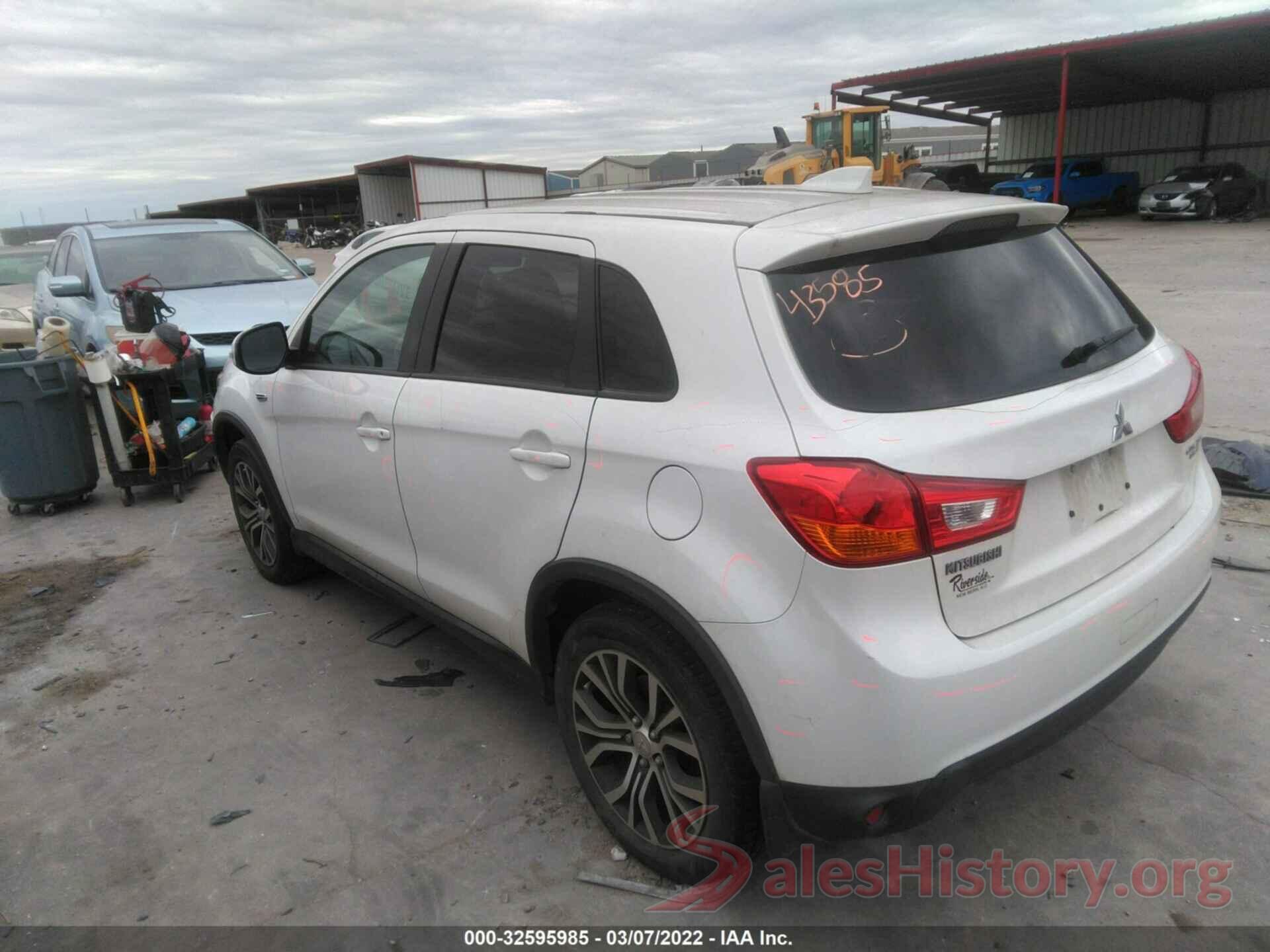 JA4AP3AU3HZ010316 2017 MITSUBISHI OUTLANDER SPORT