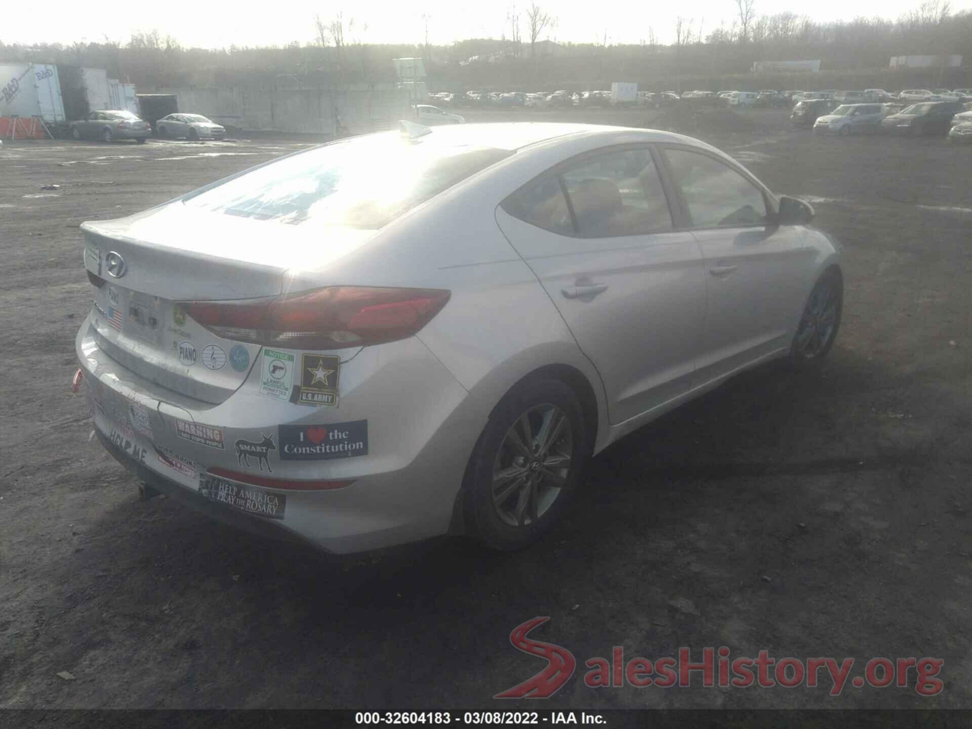 5NPD84LF3JH238818 2018 HYUNDAI ELANTRA