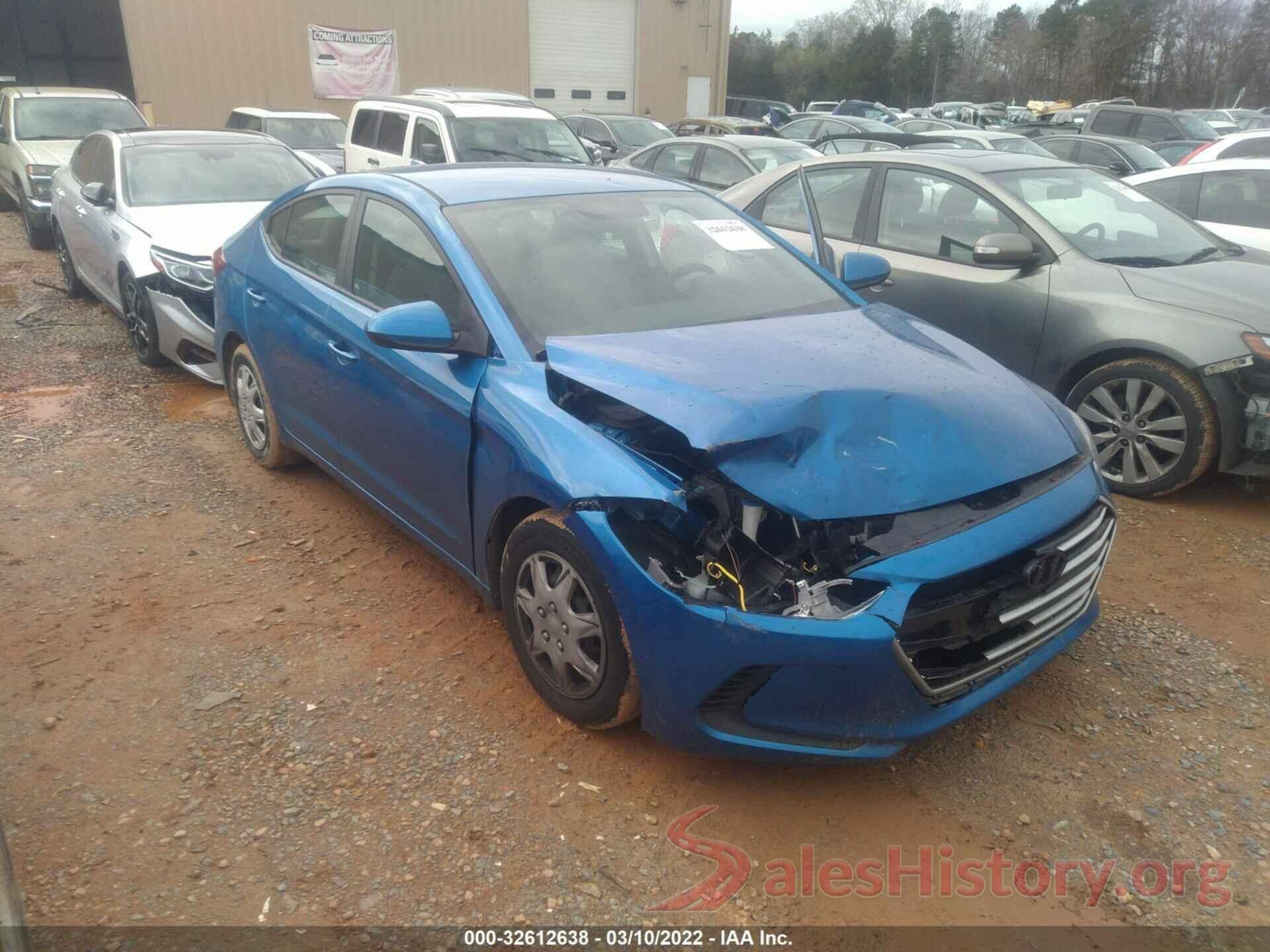 5NPD74LF8HH113181 2017 HYUNDAI ELANTRA