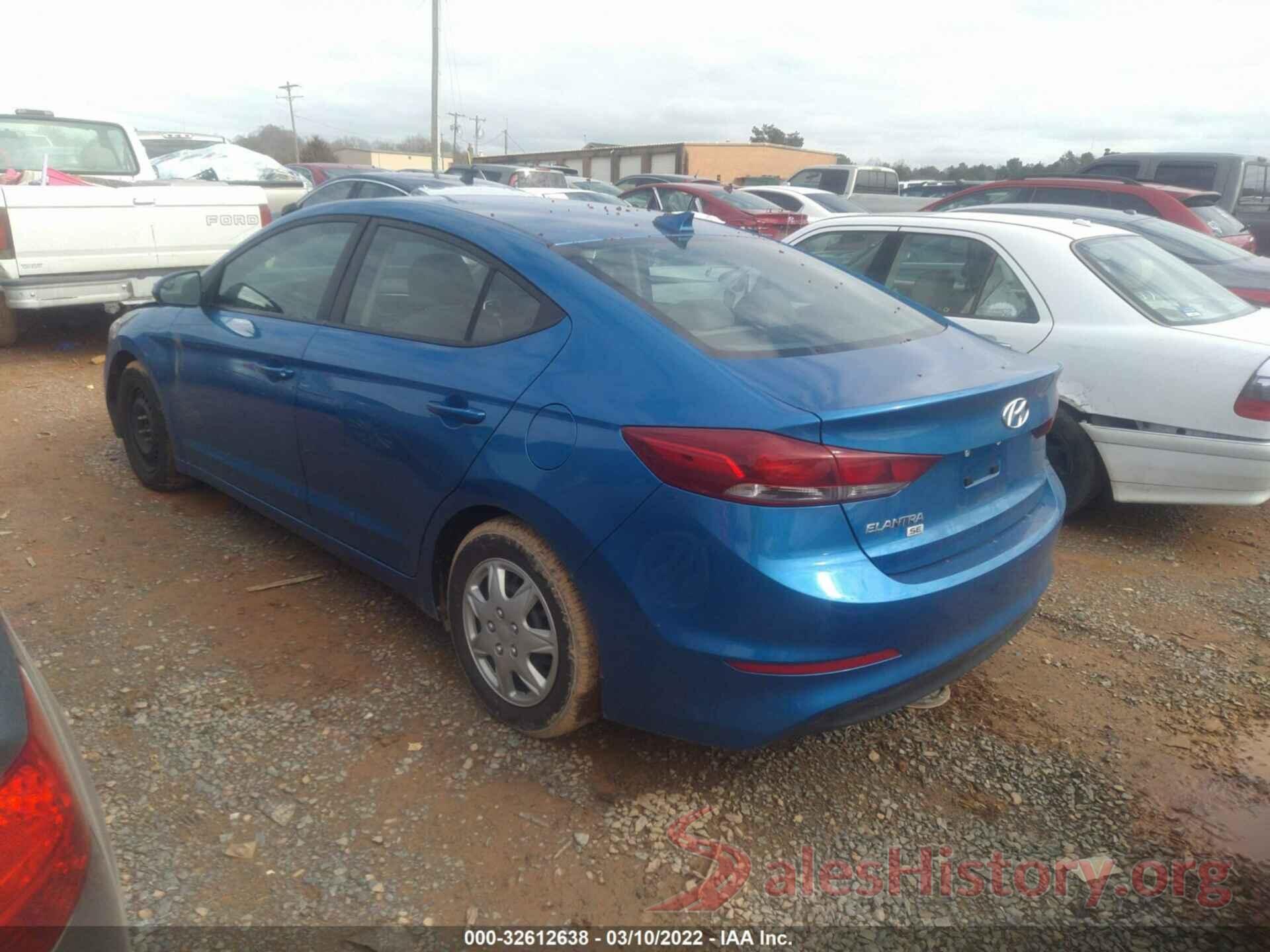 5NPD74LF8HH113181 2017 HYUNDAI ELANTRA