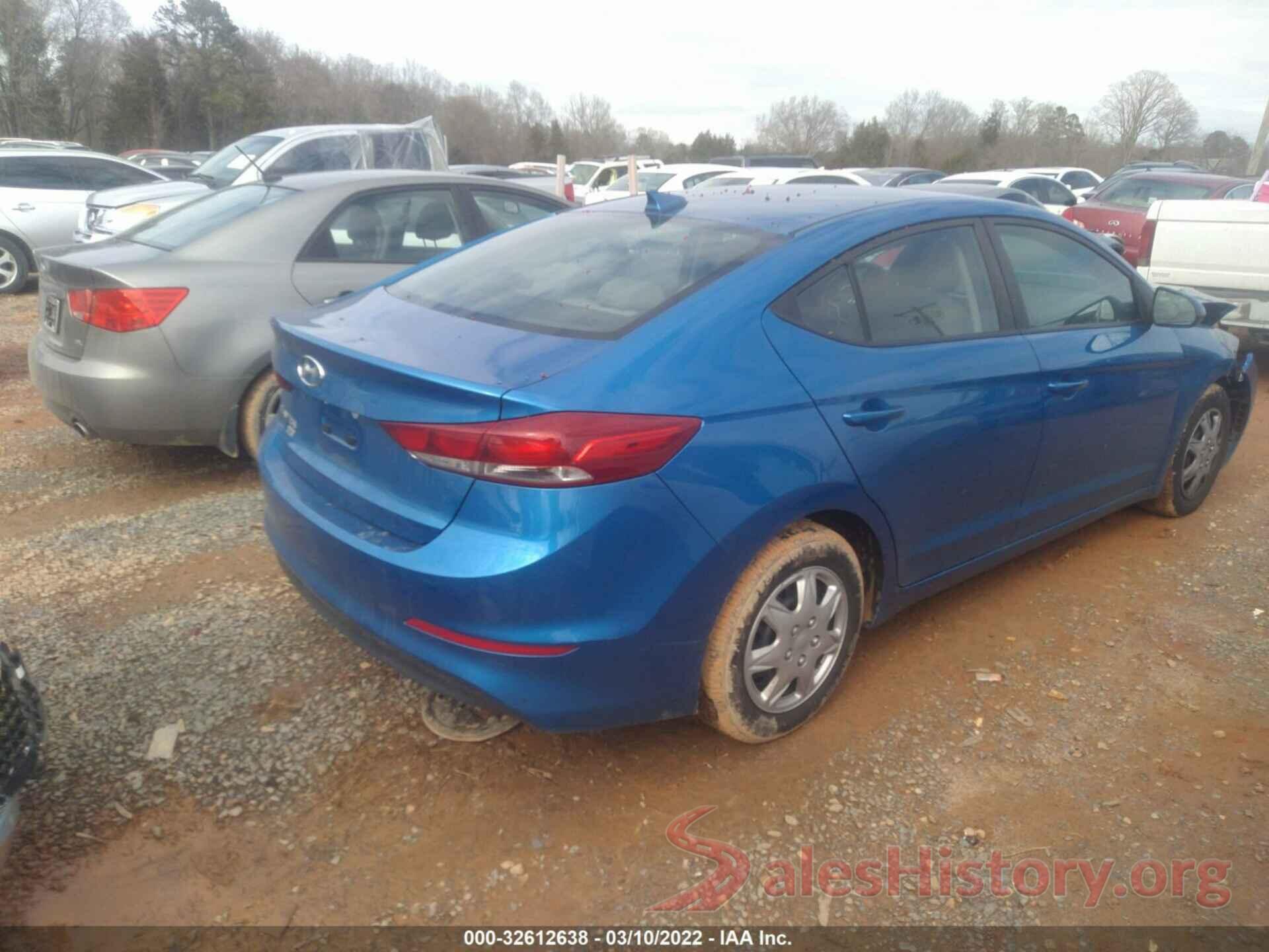 5NPD74LF8HH113181 2017 HYUNDAI ELANTRA