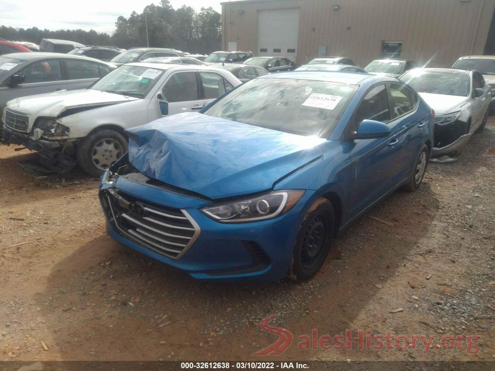 5NPD74LF8HH113181 2017 HYUNDAI ELANTRA