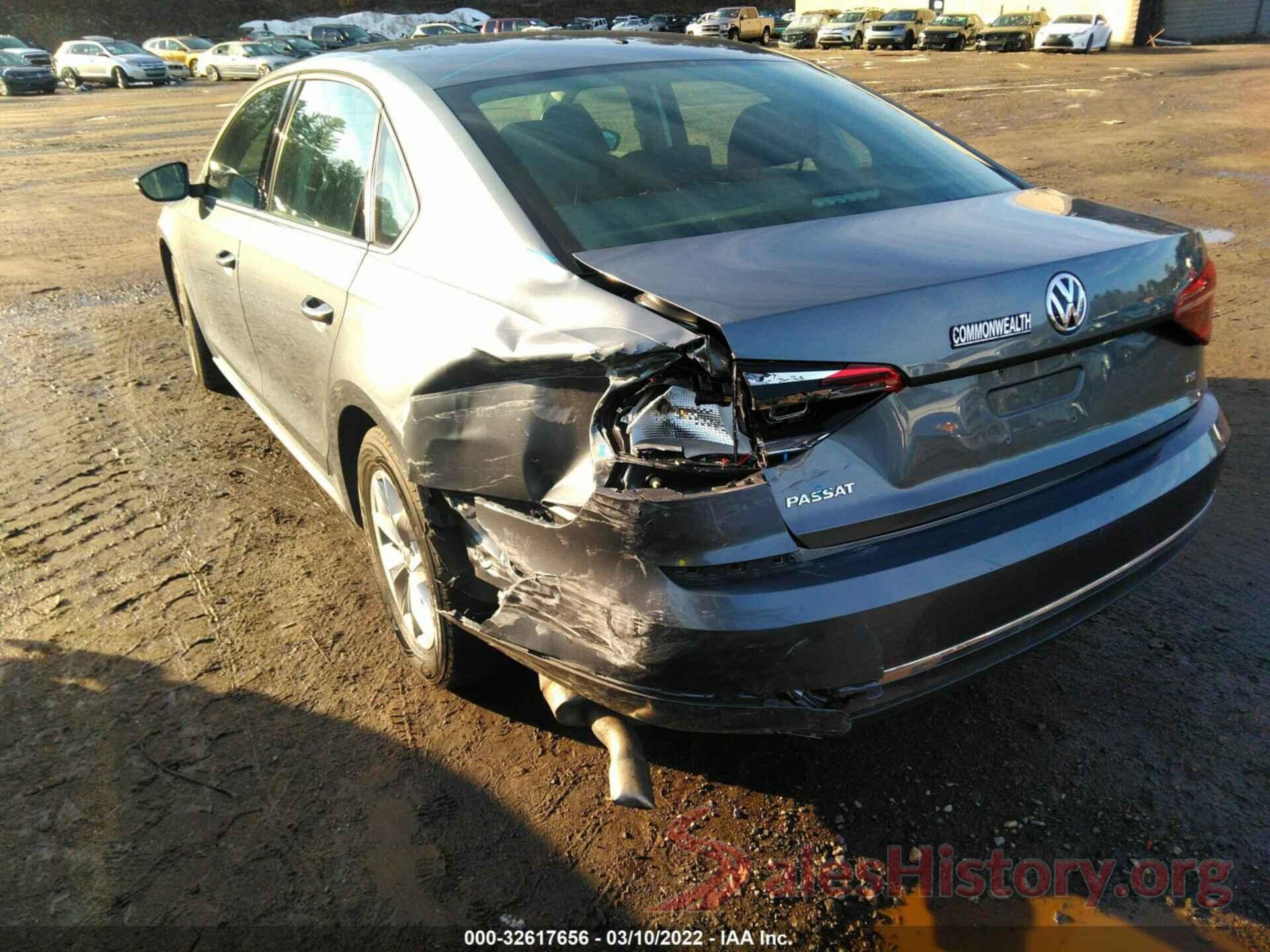 1VWAA7A31JC036196 2018 VOLKSWAGEN PASSAT