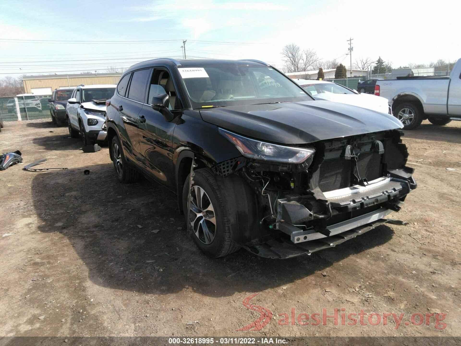 5TDGZRBH8MS100507 2021 TOYOTA HIGHLANDER