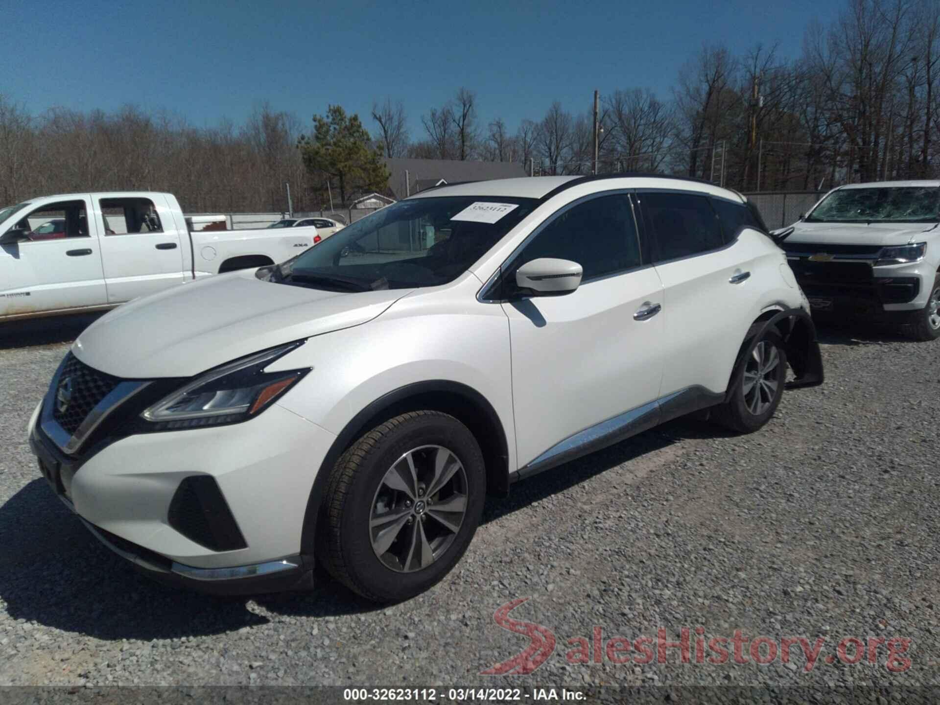 5N1AZ2BS3LN135612 2020 NISSAN MURANO