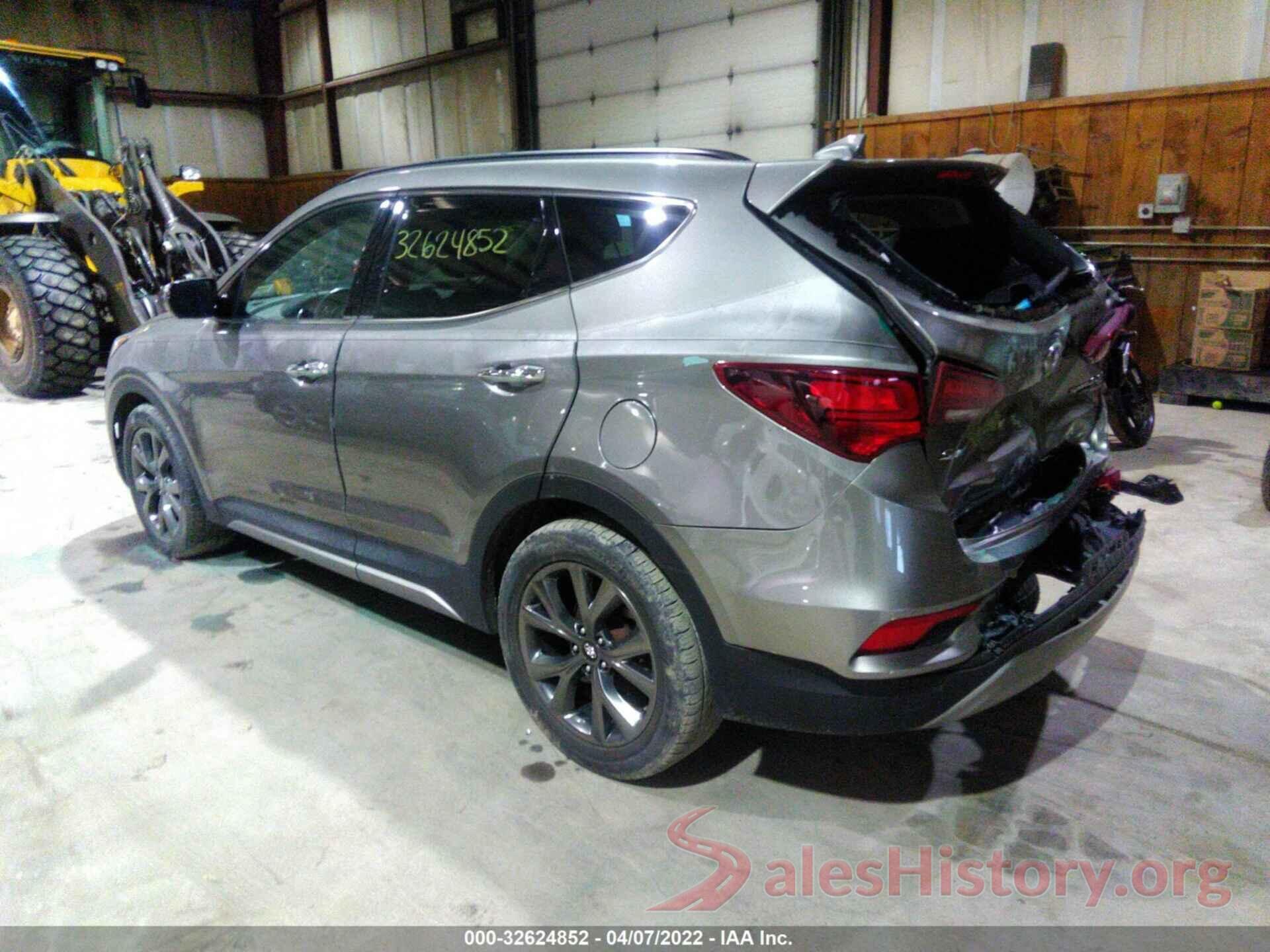 5XYZWDLA7JG516952 2018 HYUNDAI SANTA FE SPORT