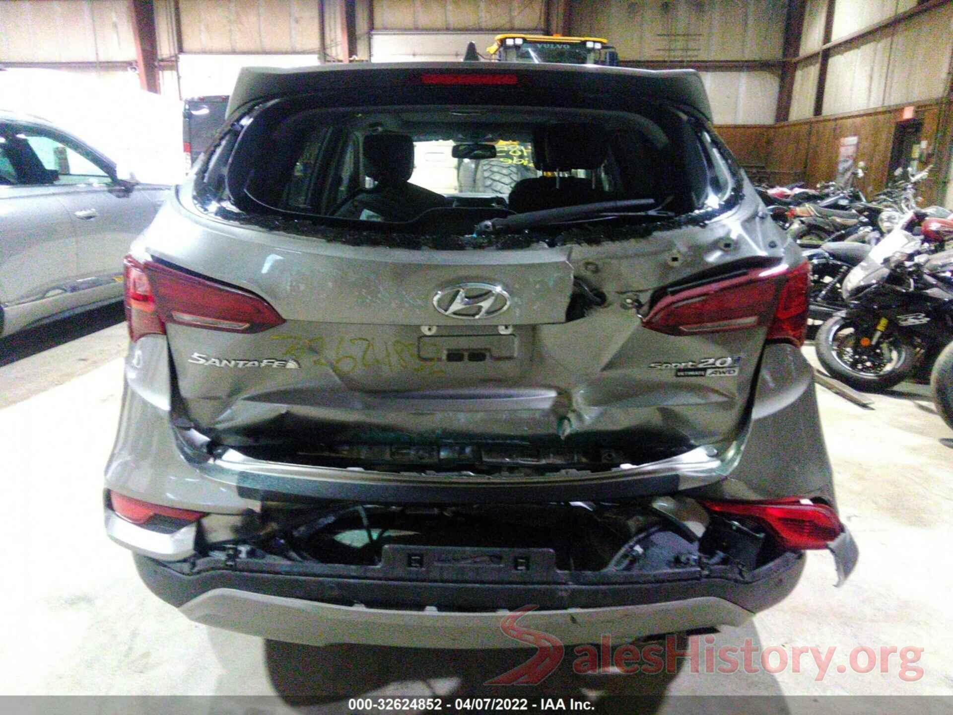 5XYZWDLA7JG516952 2018 HYUNDAI SANTA FE SPORT