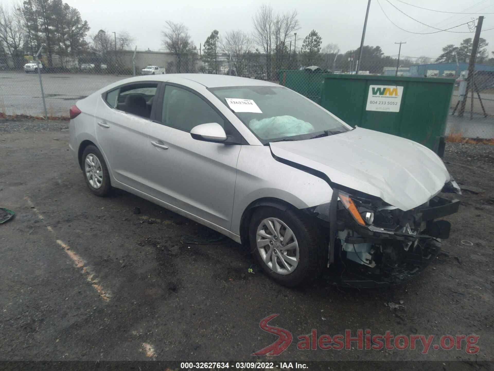 5NPD74LF0KH489011 2019 HYUNDAI ELANTRA