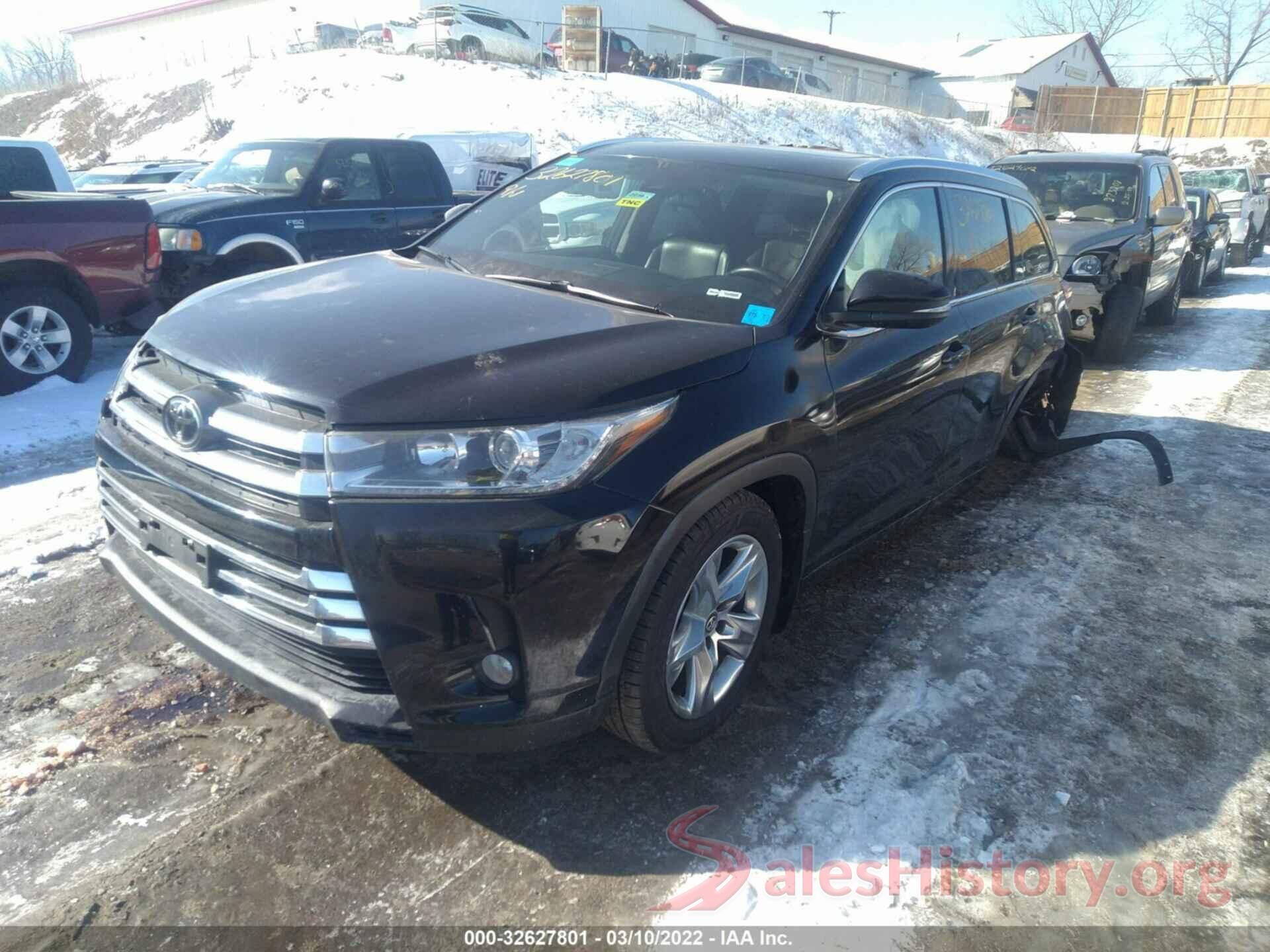 5TDDZRFH8HS464994 2017 TOYOTA HIGHLANDER