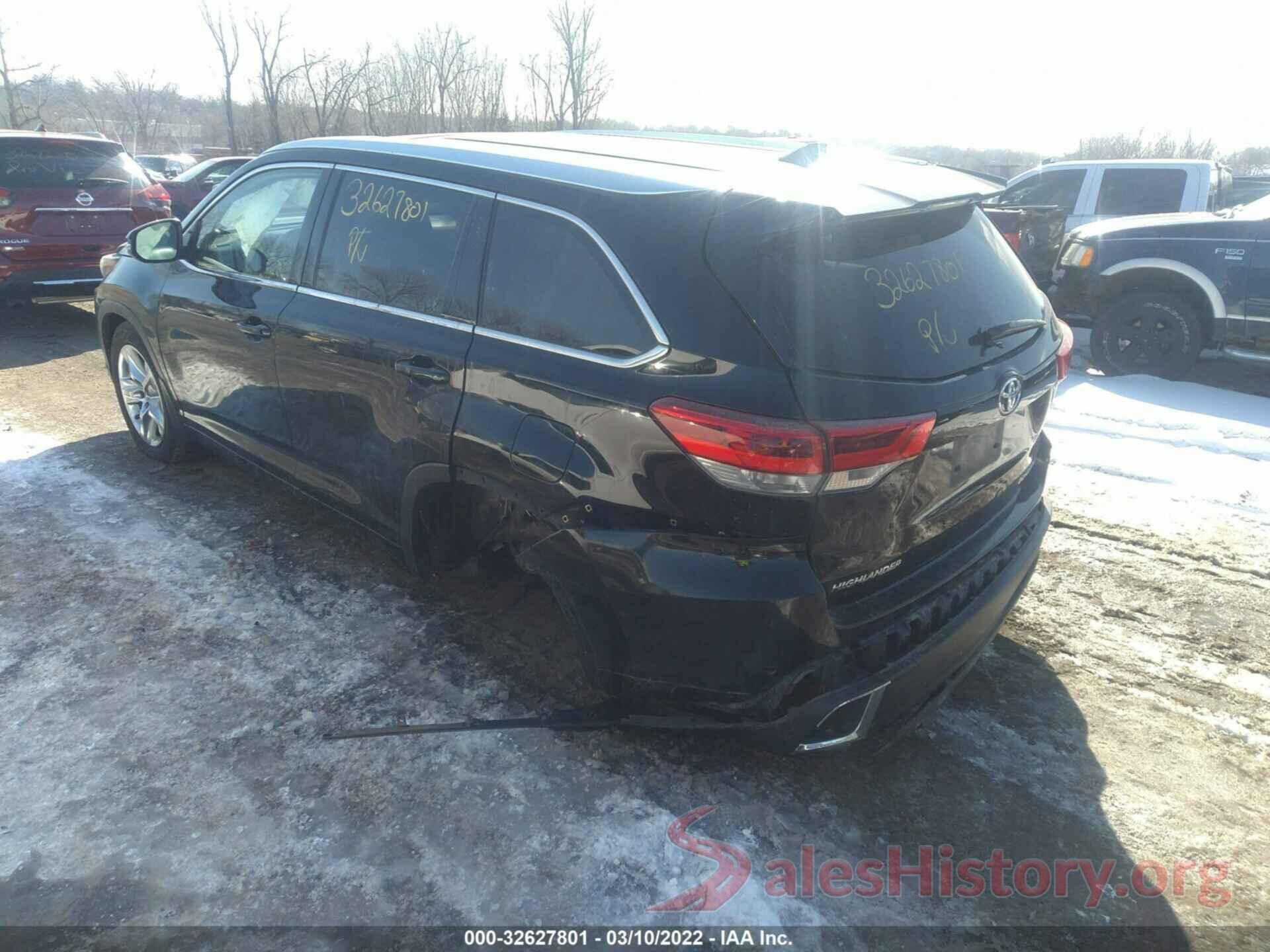 5TDDZRFH8HS464994 2017 TOYOTA HIGHLANDER