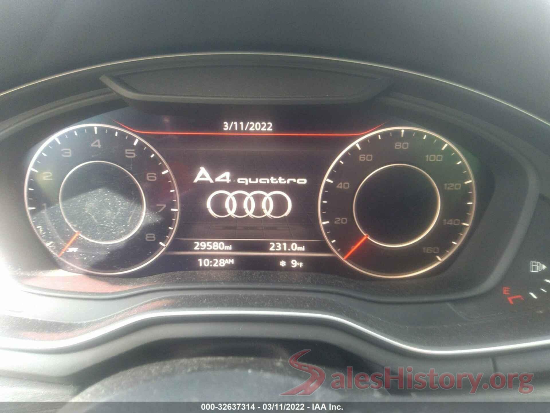 WAUENAF43JA074223 2018 AUDI A4