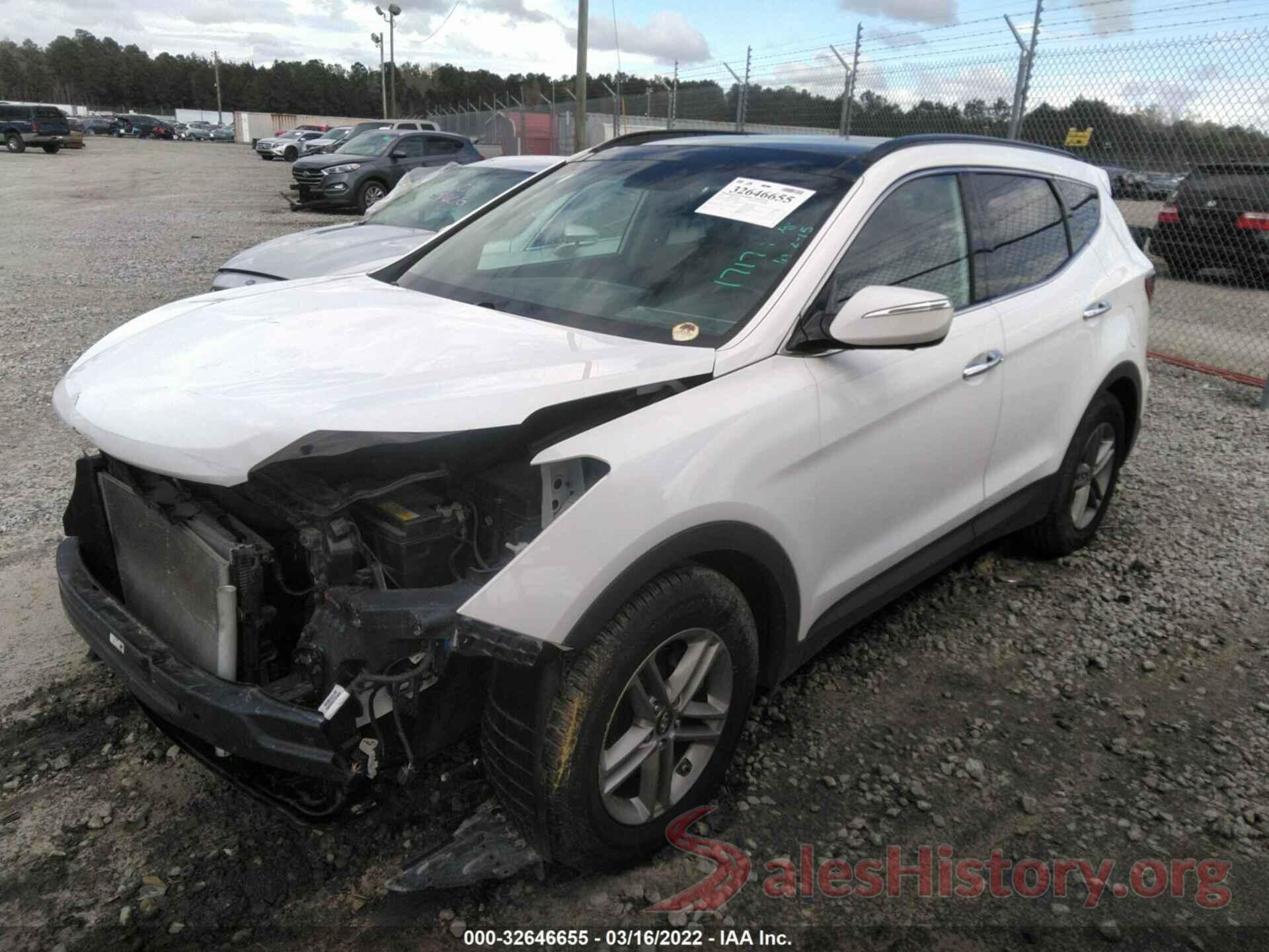 5XYZUDLB1HG473783 2017 HYUNDAI SANTA FE SPORT