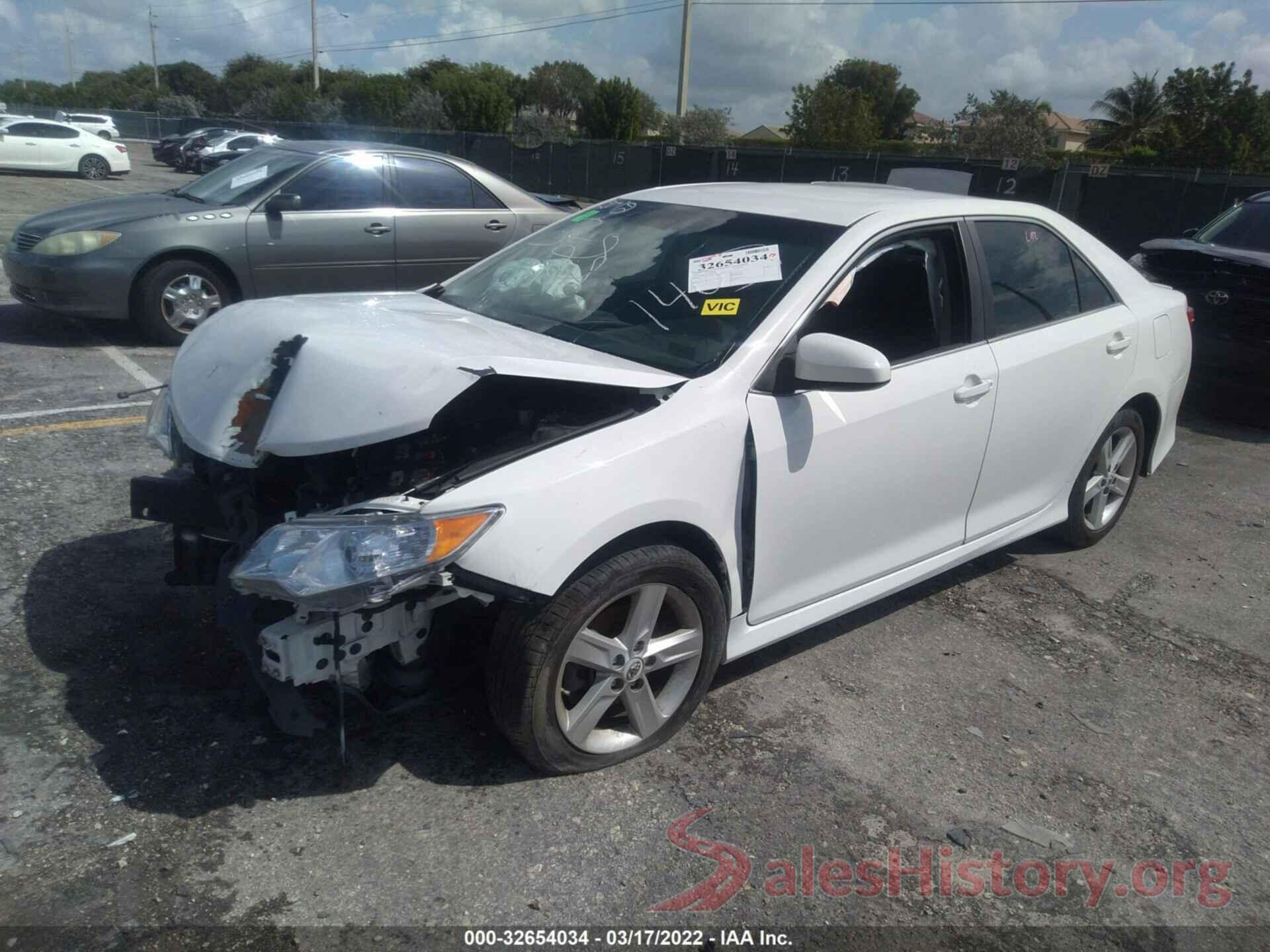 4T1BF1FK1CU101403 2012 TOYOTA CAMRY