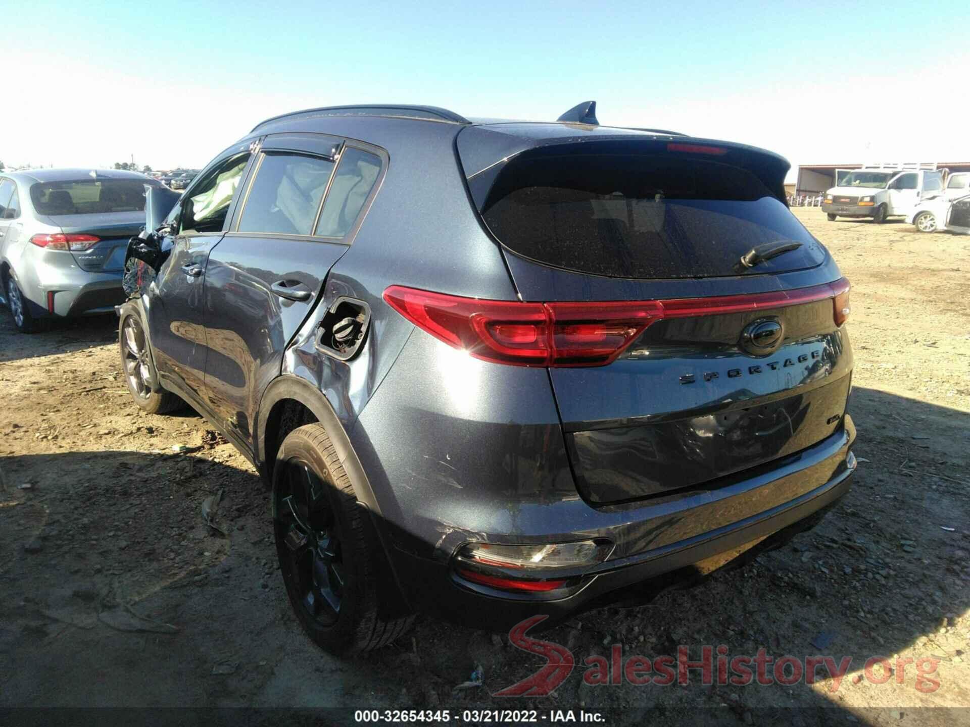 KNDP6CAC1M7900586 2021 KIA SPORTAGE