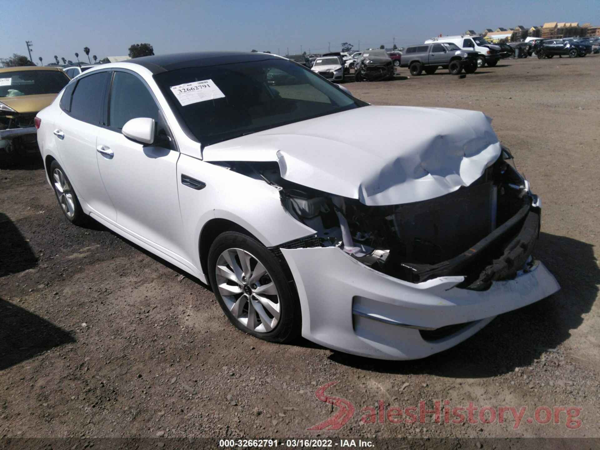 5XXGU4L3XGG091075 2016 KIA OPTIMA