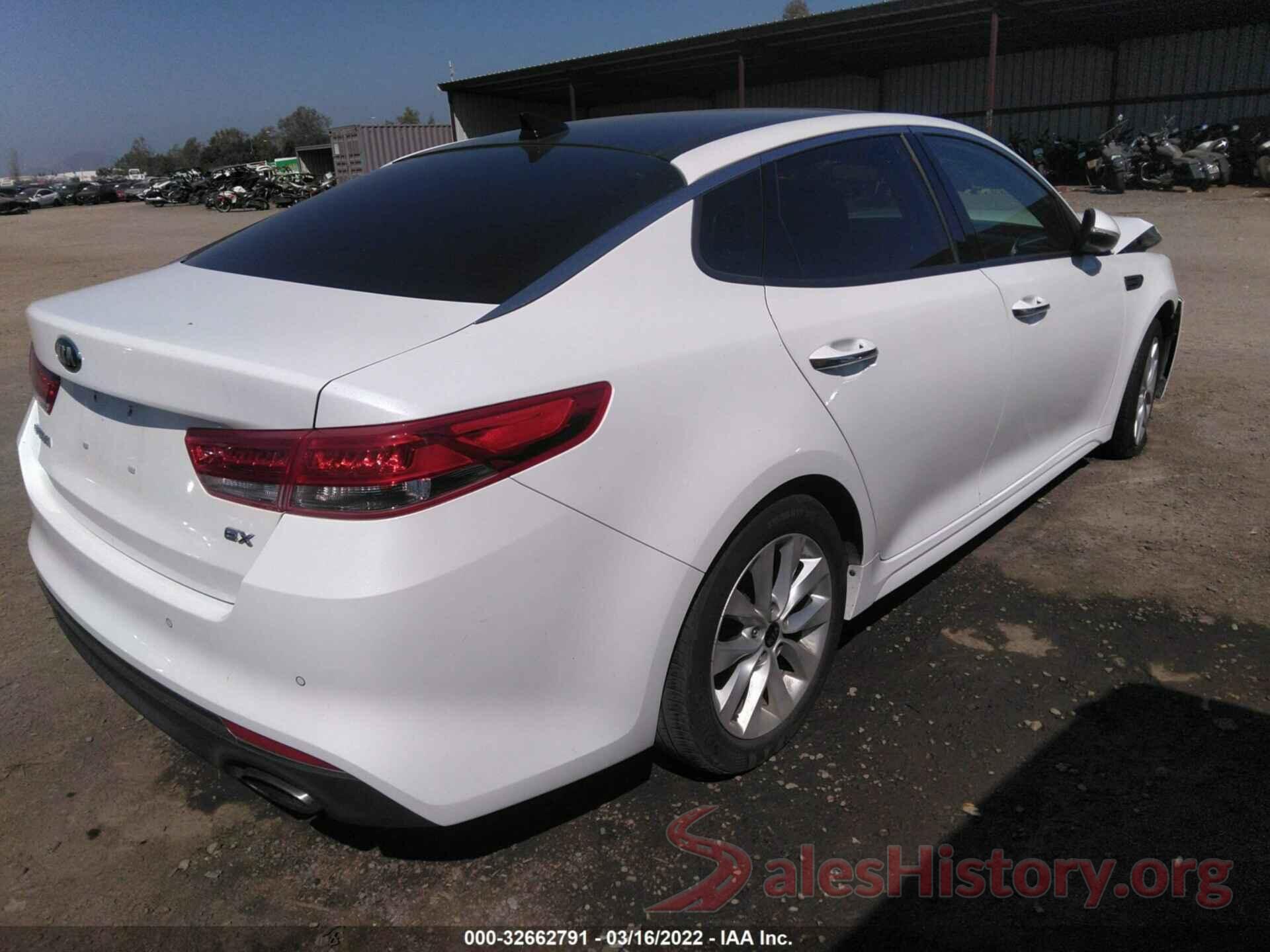 5XXGU4L3XGG091075 2016 KIA OPTIMA