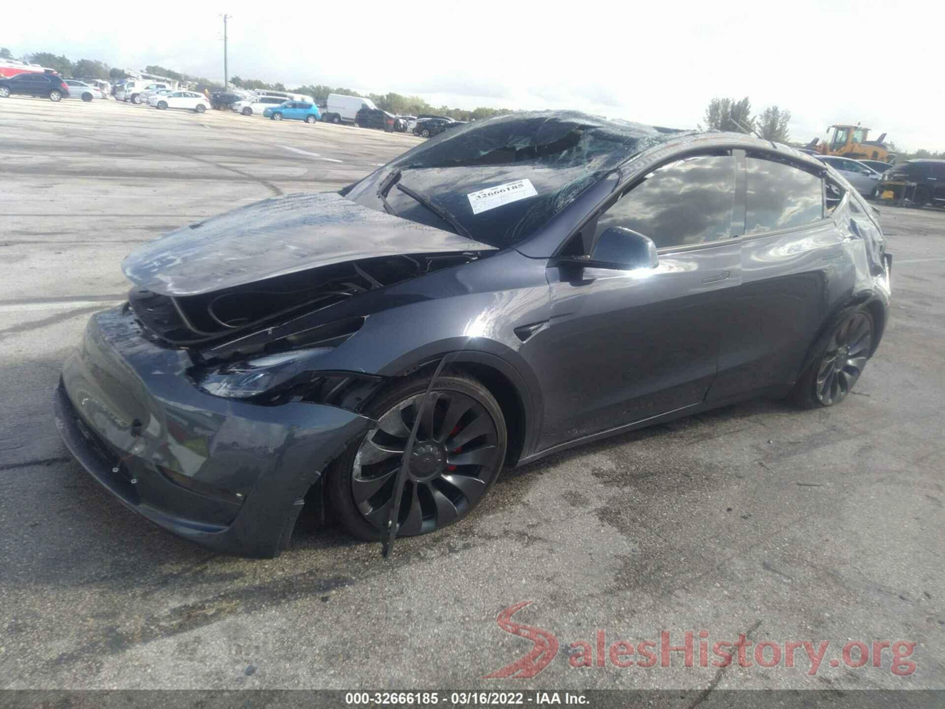 7SAYGDEF0NF374932 2022 TESLA MODEL Y