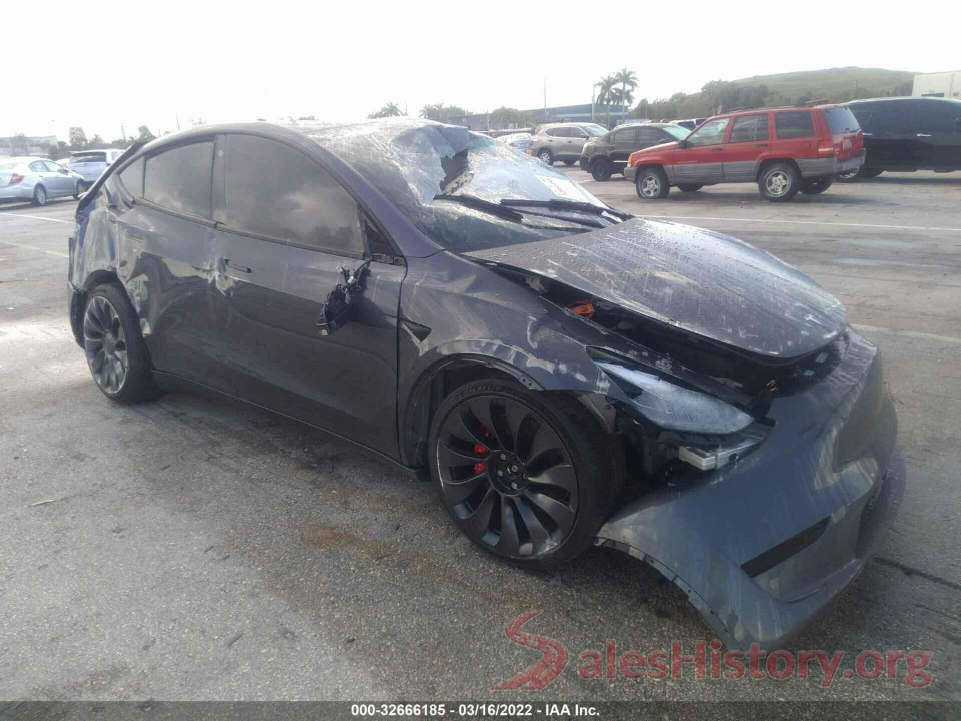 7SAYGDEF0NF374932 2022 TESLA MODEL Y