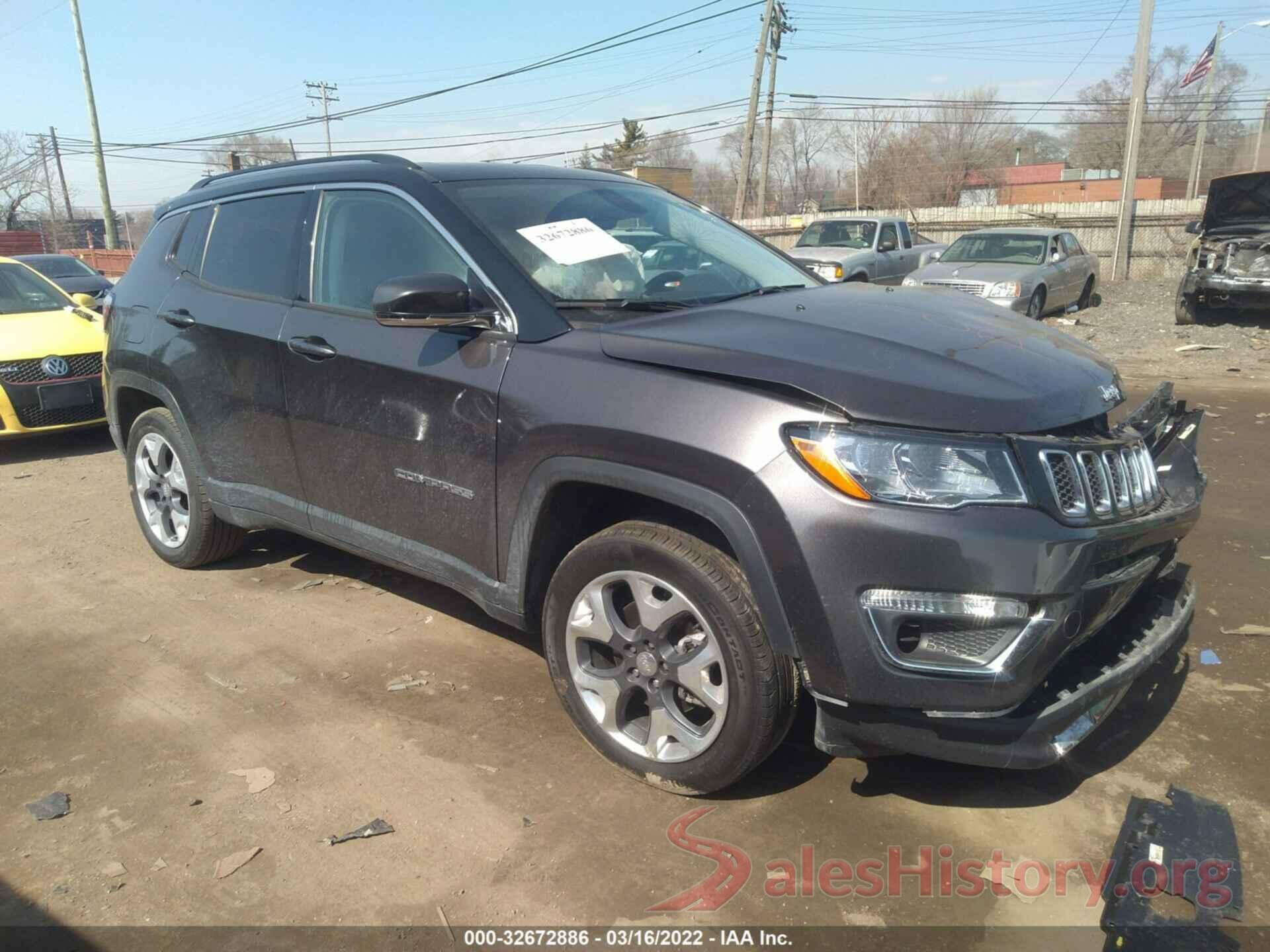 3C4NJDCB6KT638329 2019 JEEP COMPASS