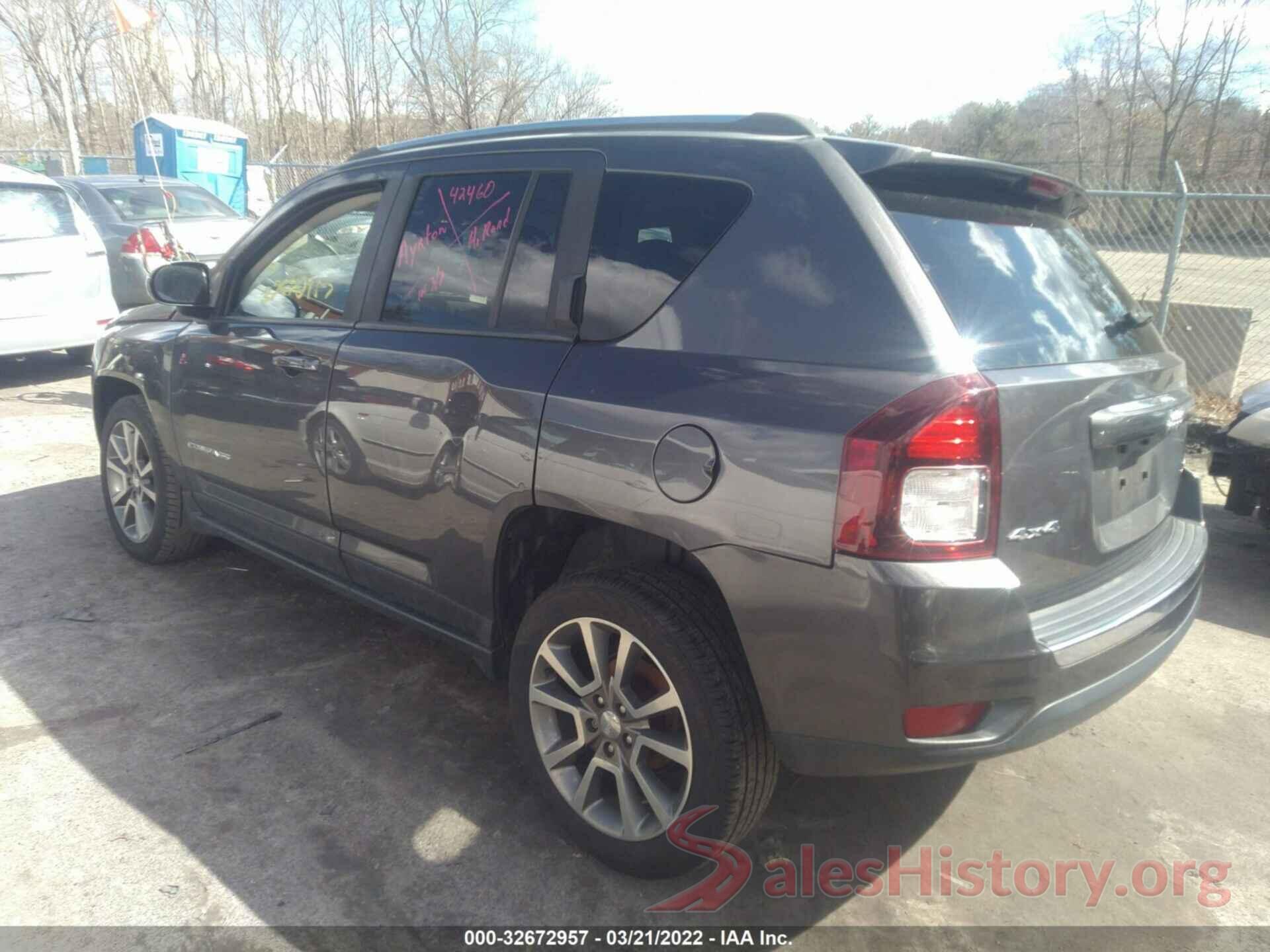 1C4NJDEB9HD107640 2017 JEEP COMPASS