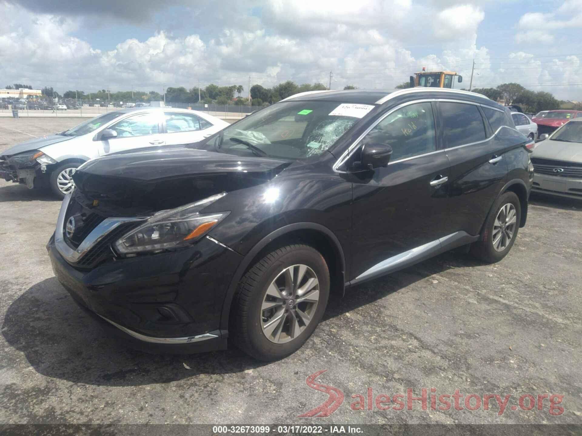 5N1AZ2MG8JN184374 2018 NISSAN MURANO