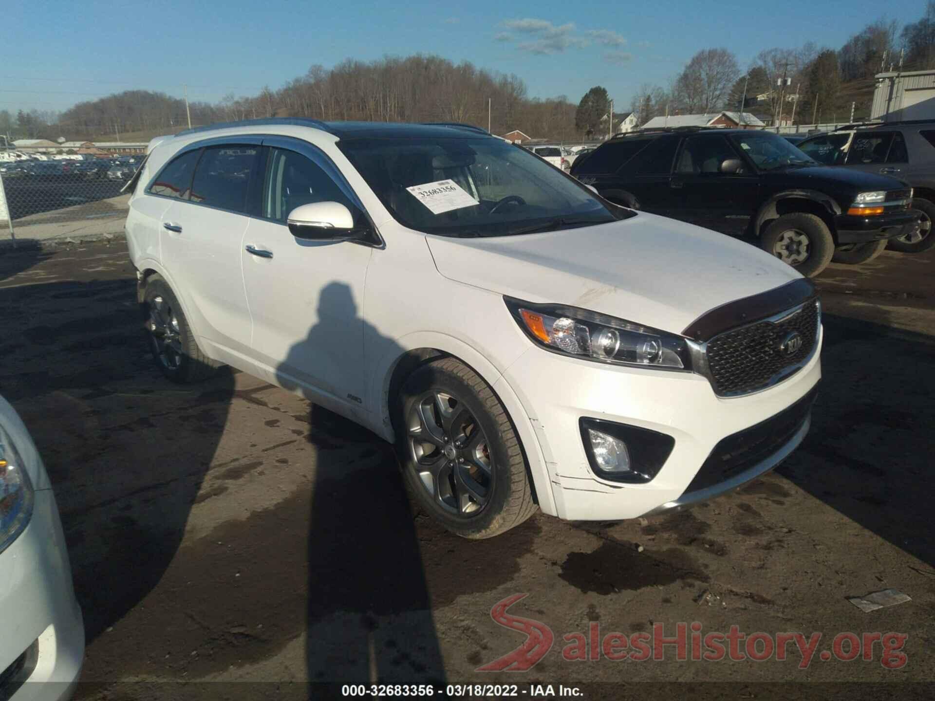 5XYPKDA53GG166849 2016 KIA SORENTO