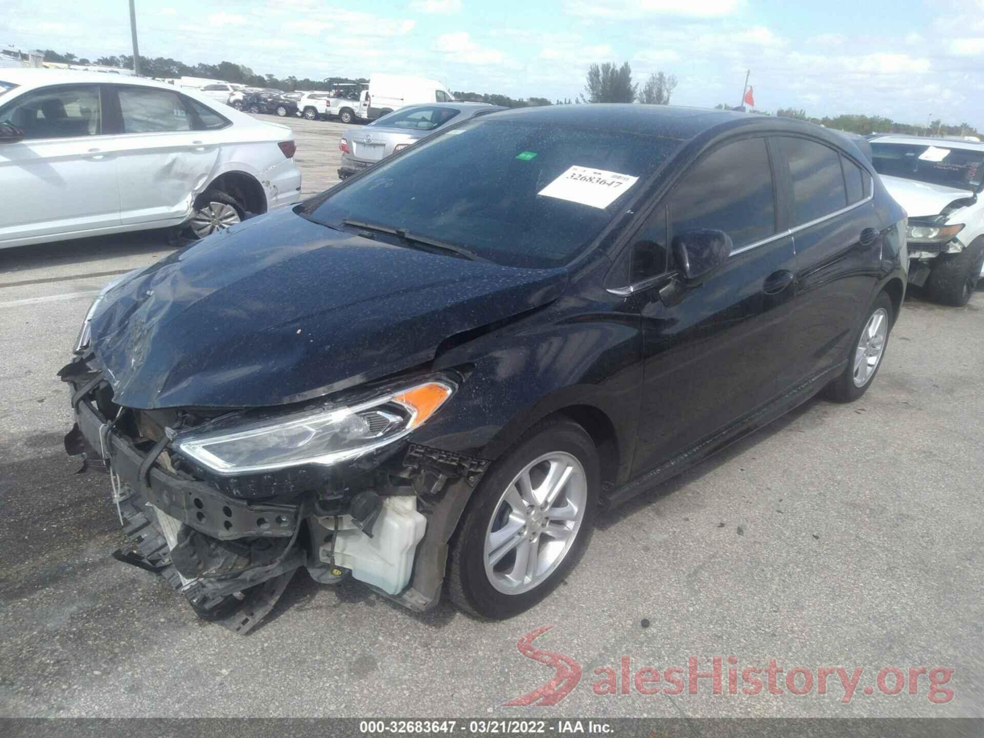 3G1BE6SM7JS650346 2018 CHEVROLET CRUZE