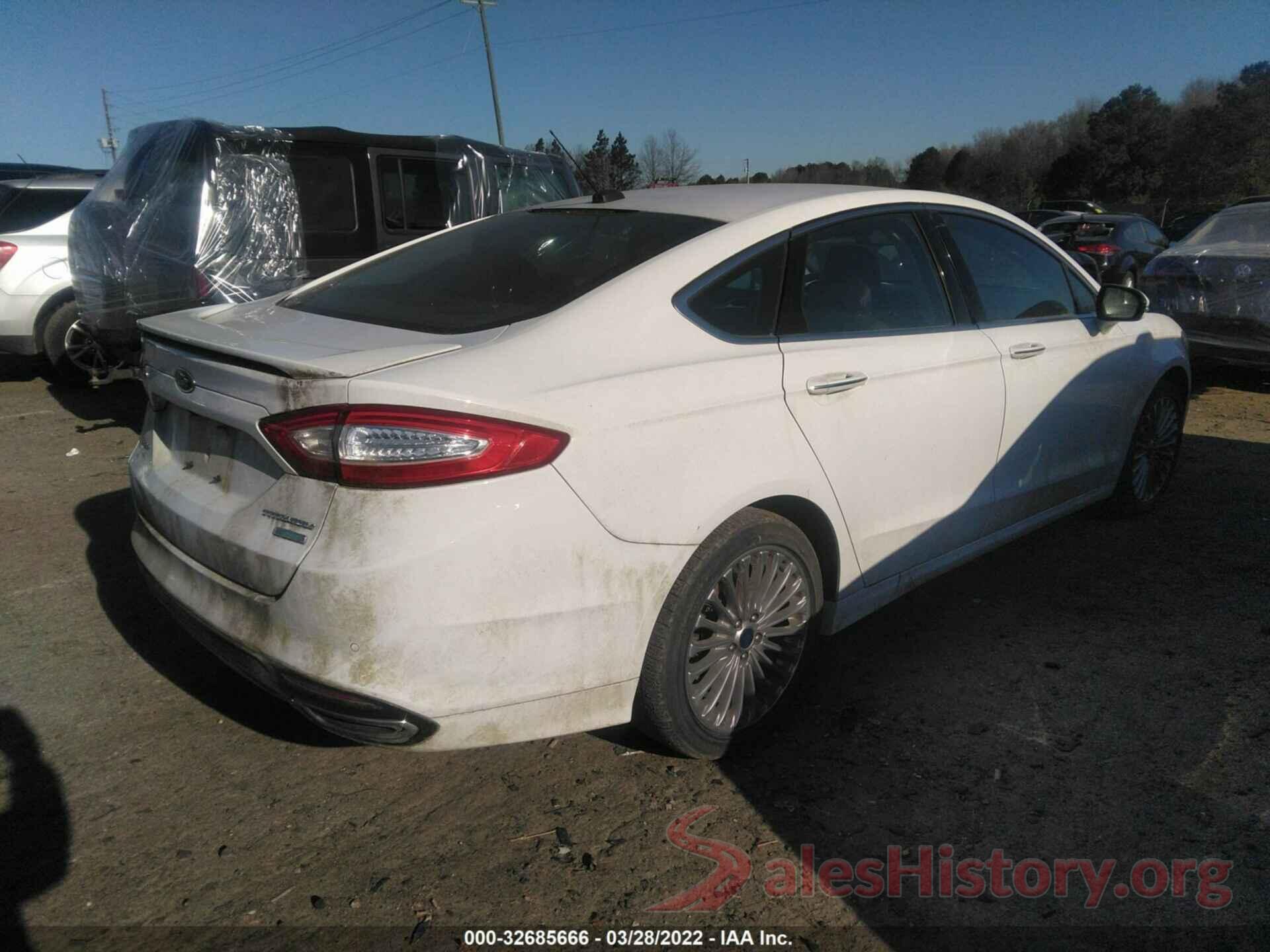 3FA6P0K9XGR400181 2016 FORD FUSION