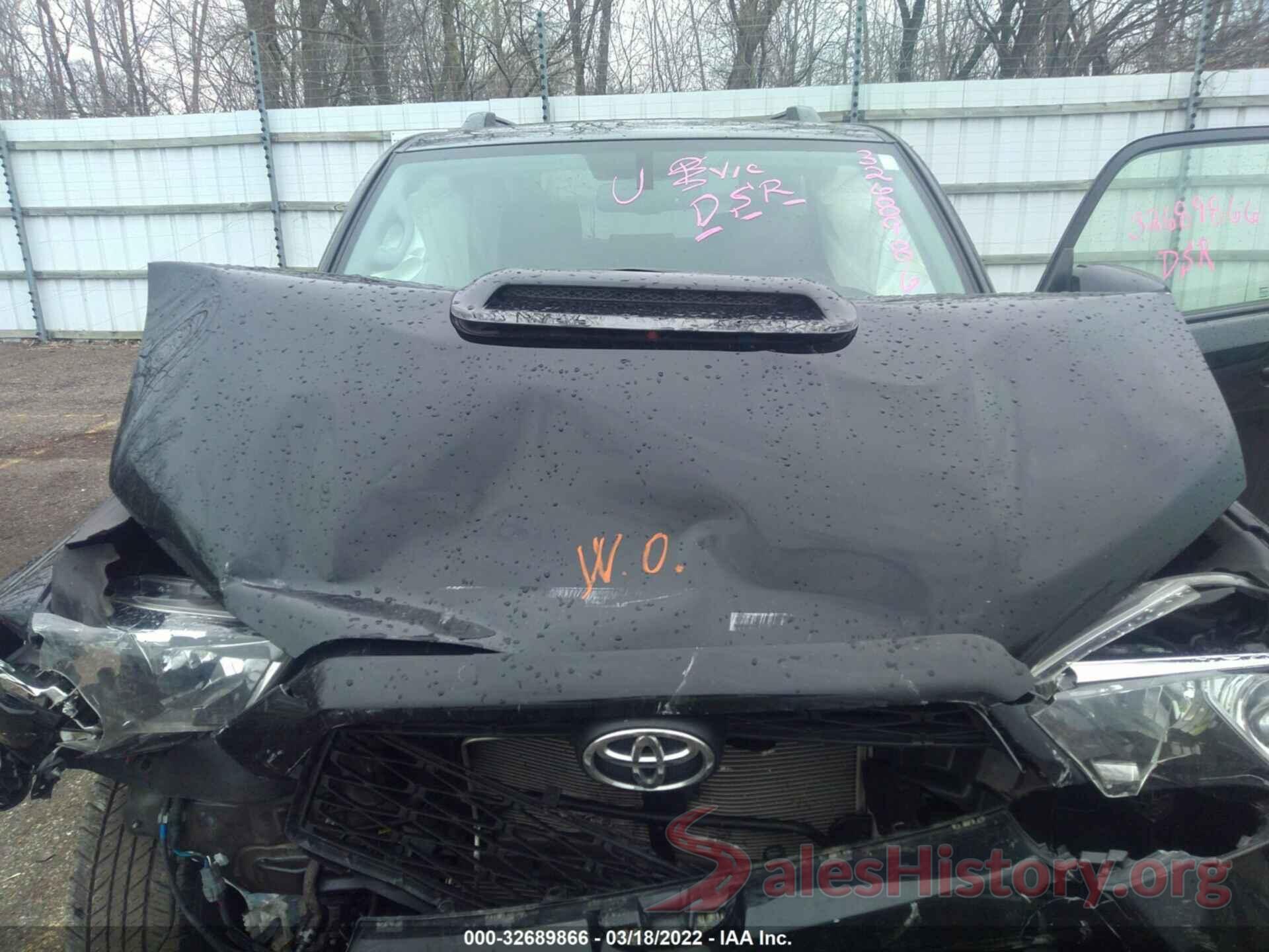 JTEBU5JR3K5719834 2019 TOYOTA 4RUNNER