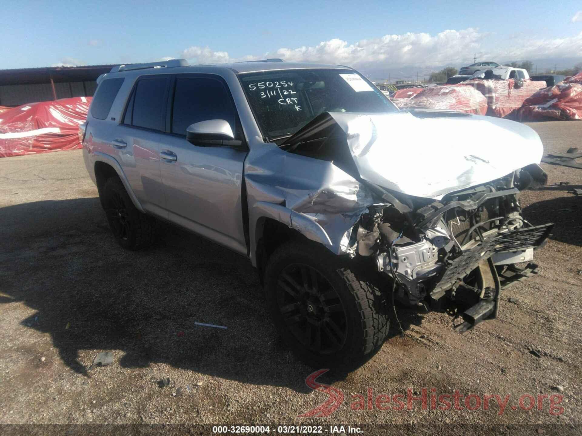 JTEBU5JR3G5382444 2016 TOYOTA 4RUNNER