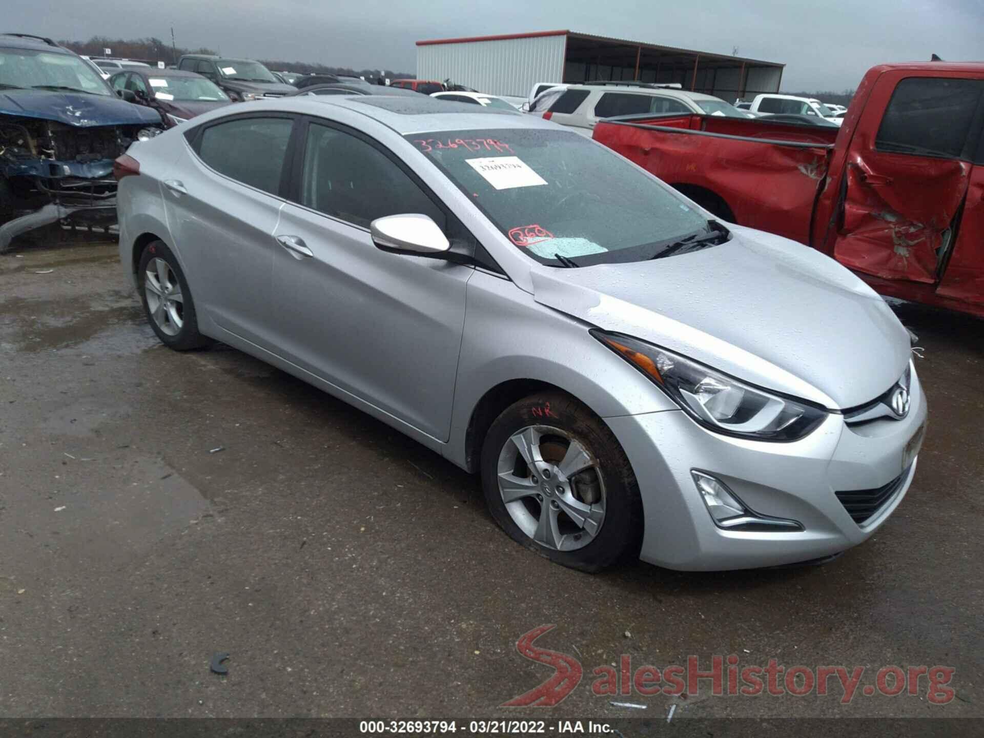 5NPDH4AE9GH780797 2016 HYUNDAI ELANTRA