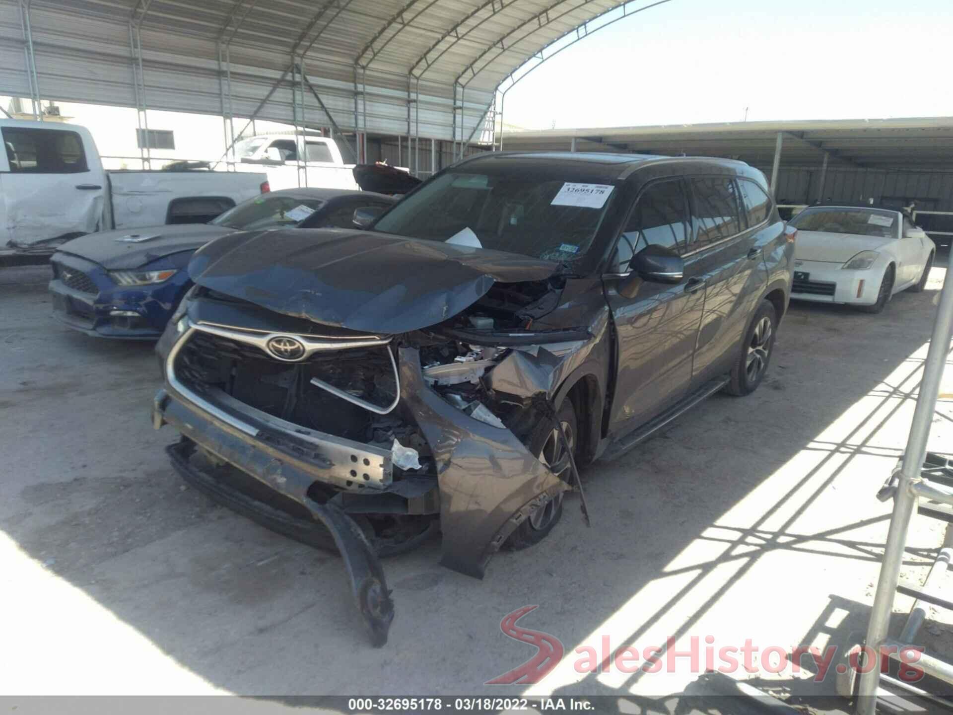 5TDGZRAH7LS003279 2020 TOYOTA HIGHLANDER