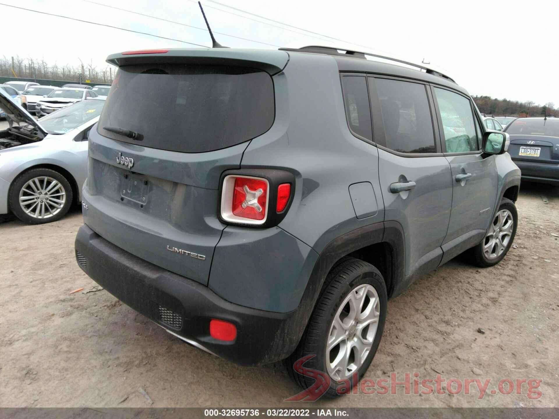 ZACCJBDB2HPF57175 2017 JEEP RENEGADE