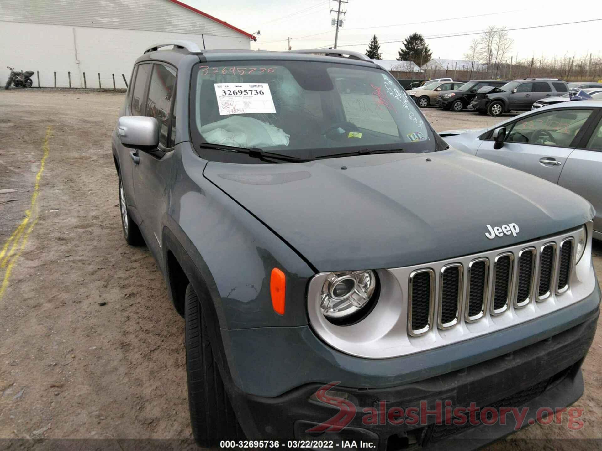 ZACCJBDB2HPF57175 2017 JEEP RENEGADE