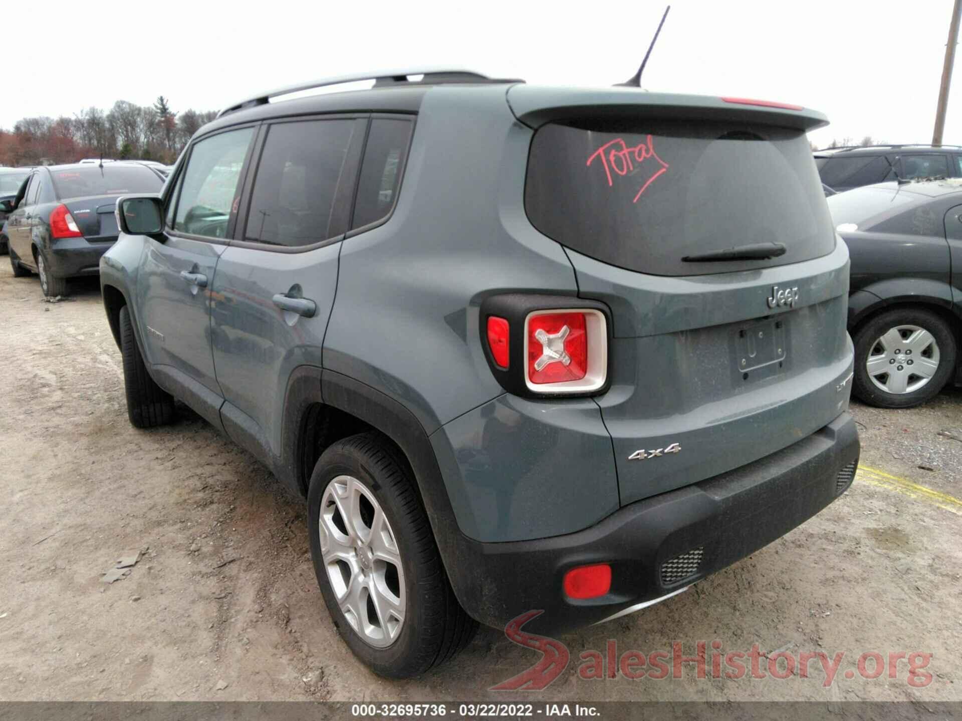 ZACCJBDB2HPF57175 2017 JEEP RENEGADE