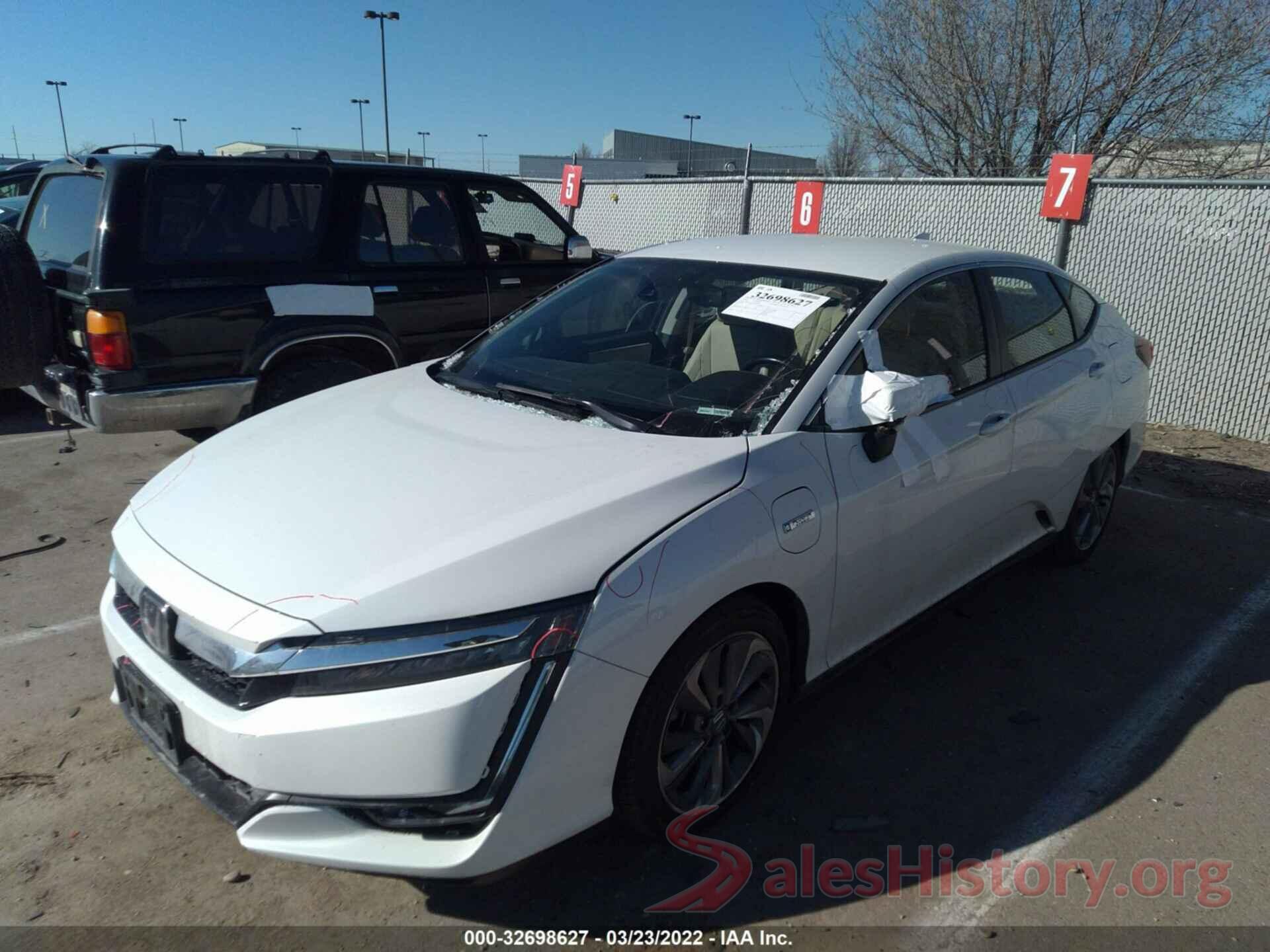 JHMZC5F34JC001468 2018 HONDA CLARITY PLUG-IN HYBRID