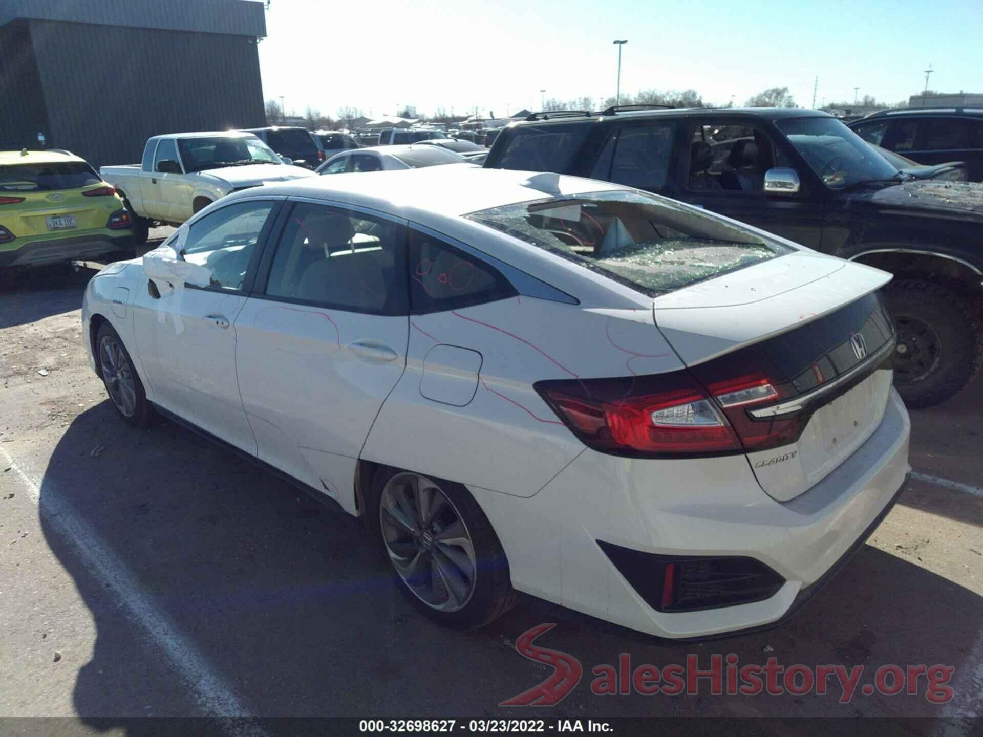 JHMZC5F34JC001468 2018 HONDA CLARITY PLUG-IN HYBRID