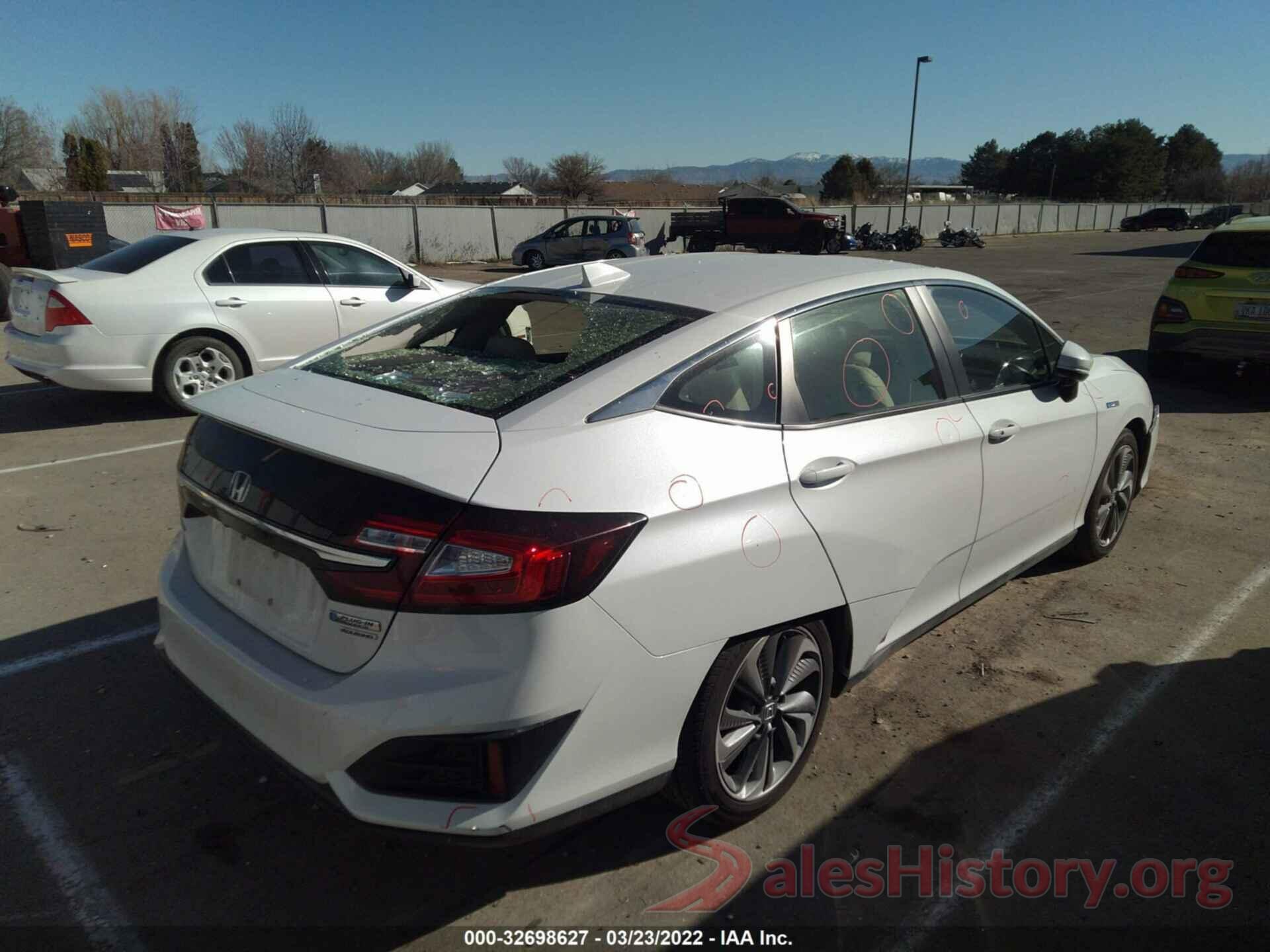 JHMZC5F34JC001468 2018 HONDA CLARITY PLUG-IN HYBRID