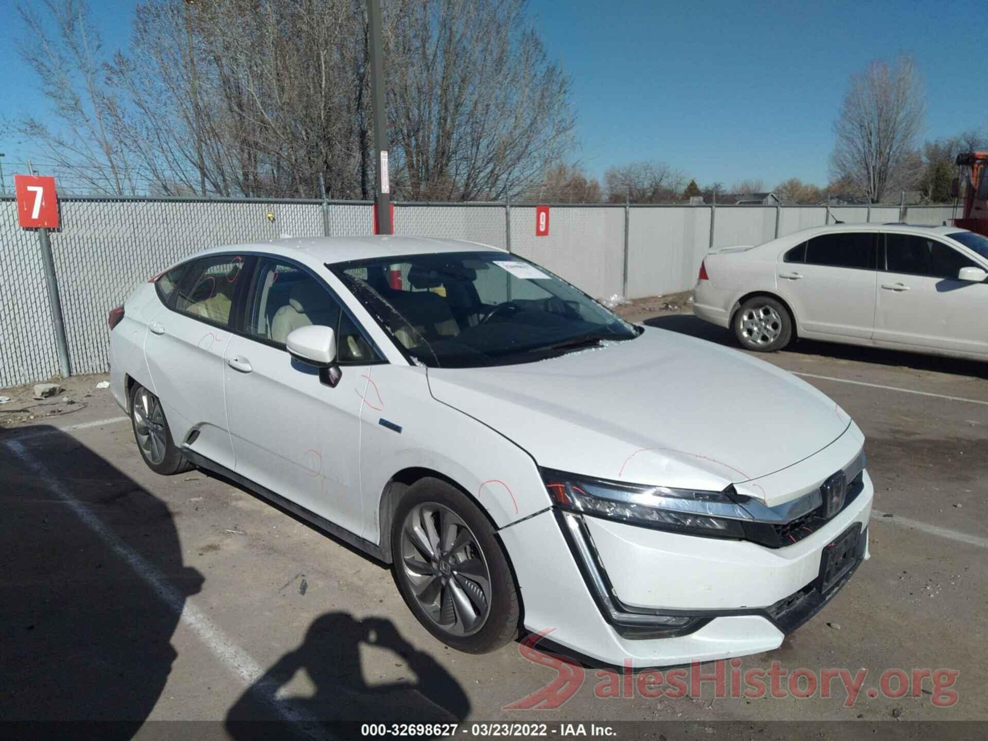 JHMZC5F34JC001468 2018 HONDA CLARITY PLUG-IN HYBRID