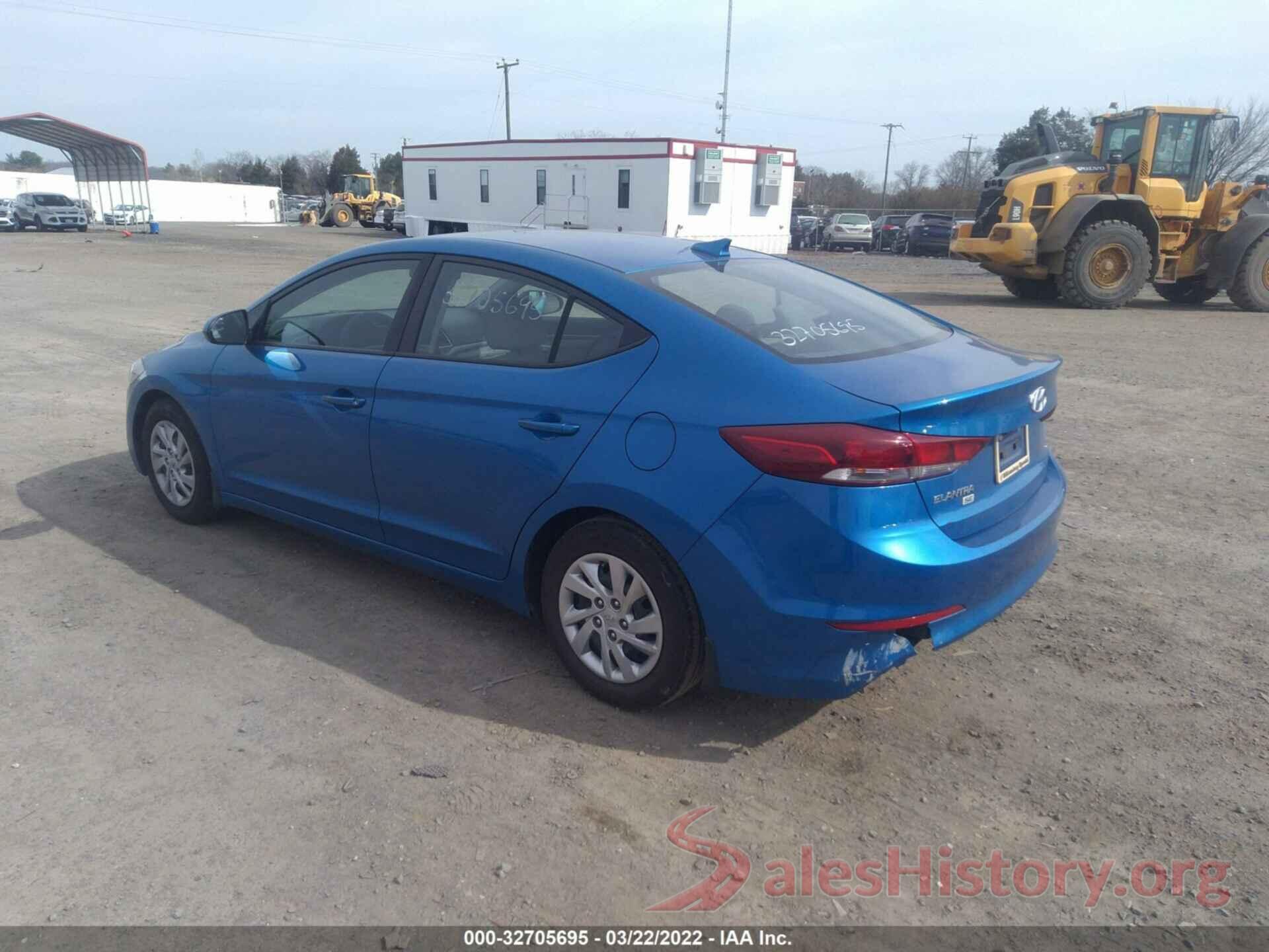 KMHD74LFXHU351633 2017 HYUNDAI ELANTRA