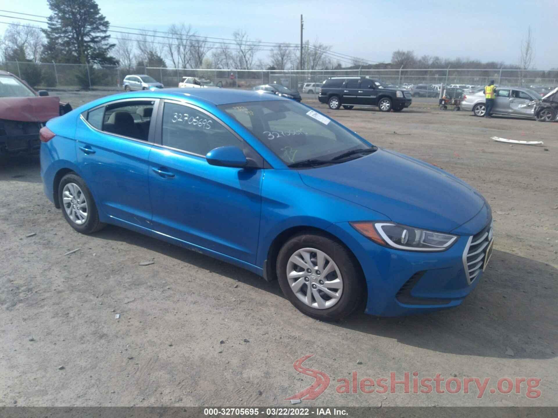 KMHD74LFXHU351633 2017 HYUNDAI ELANTRA